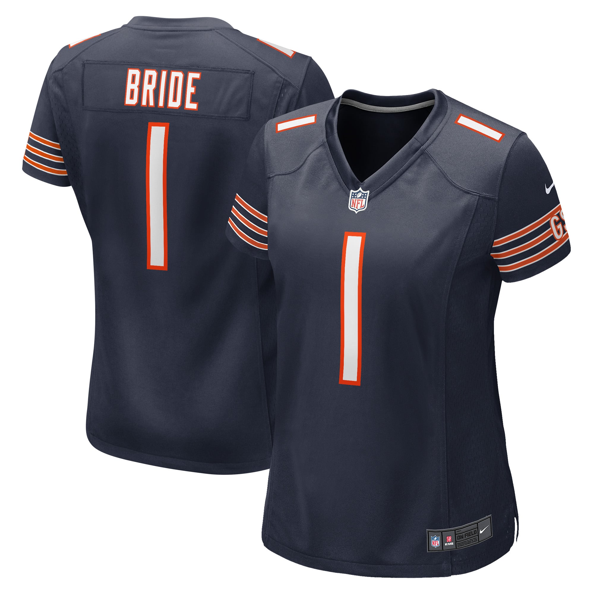 Chicago Bears Women's Game Jersey - Navy