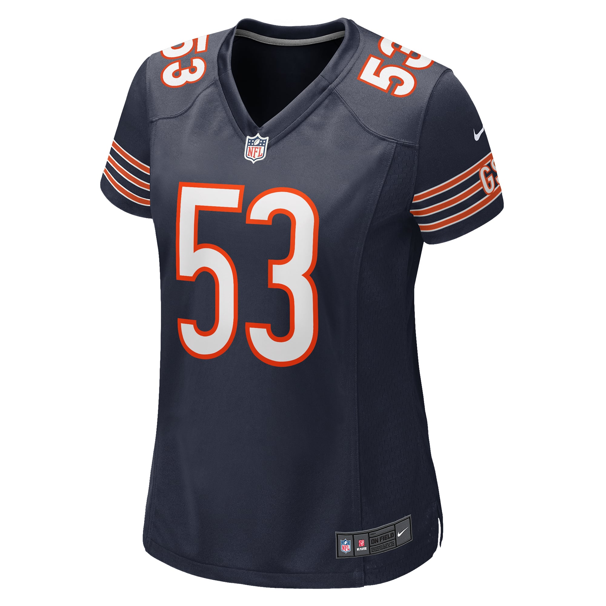 TJ Edwards Chicago Bears Women's Player Game Jersey - Navy