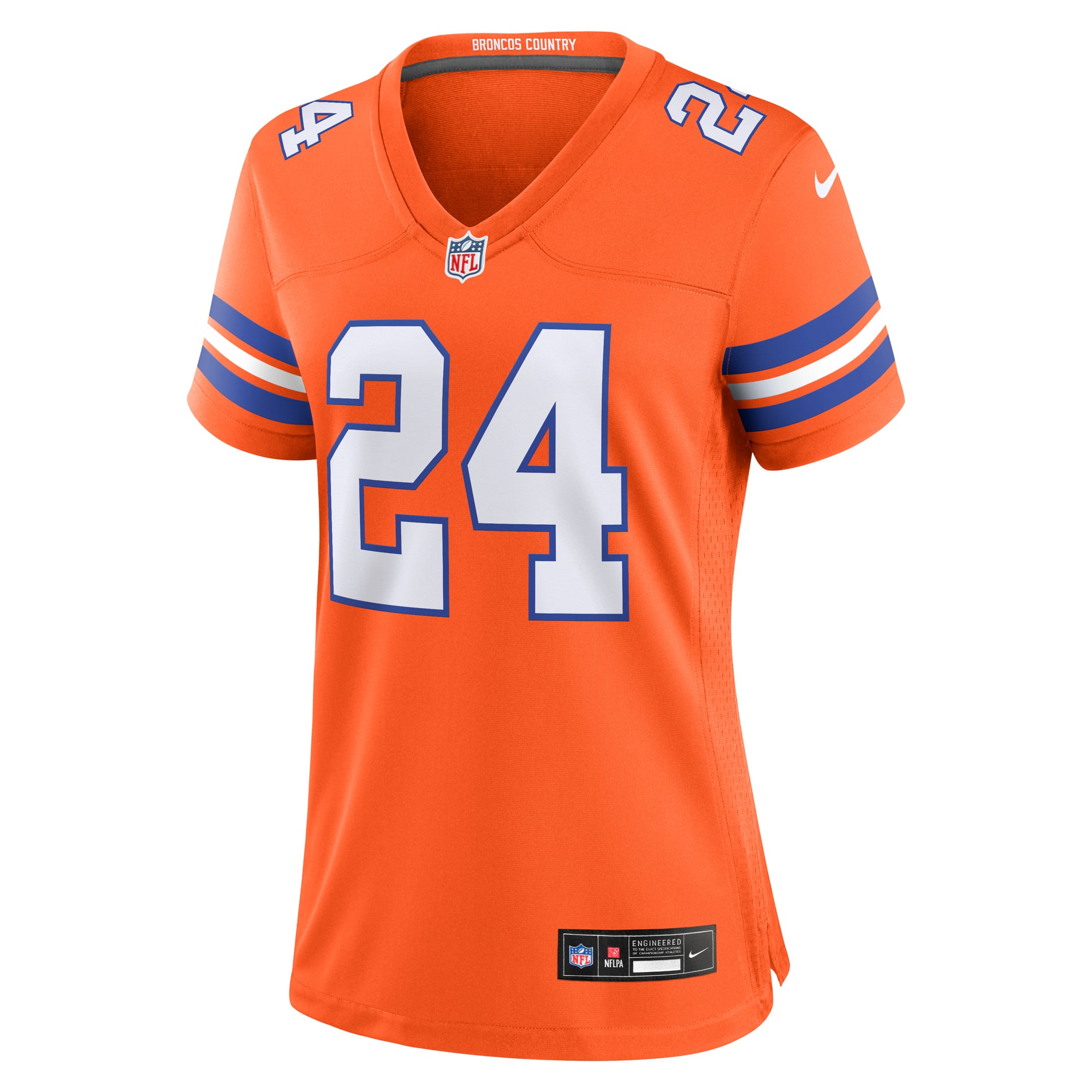 Champ Bailey Denver Broncos Women's Player Throwback Game Jersey - Orange