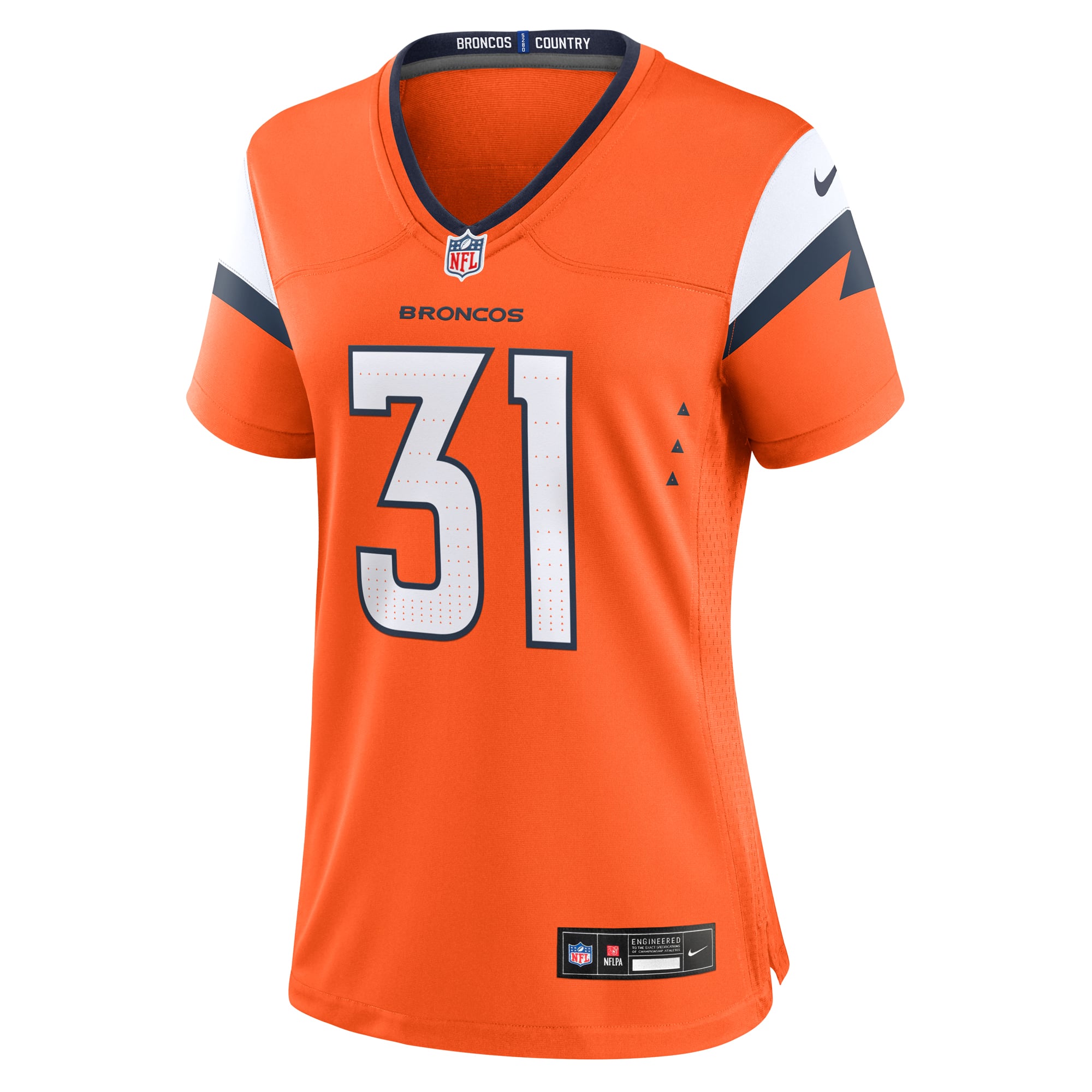 Kris Abrams-Draine Denver Broncos Women's Team Game Jersey - Orange