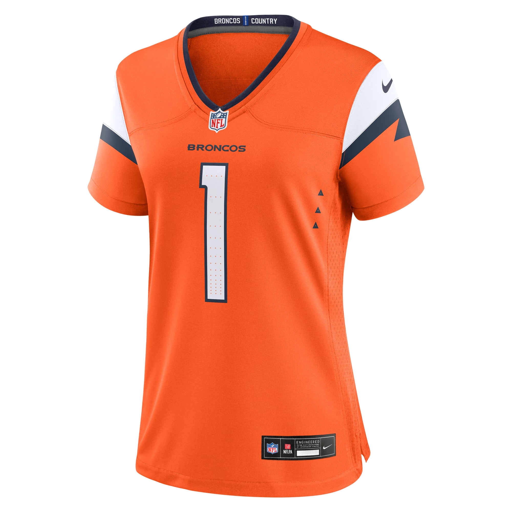 Denver Broncos Women's Game Jersey - Orange
