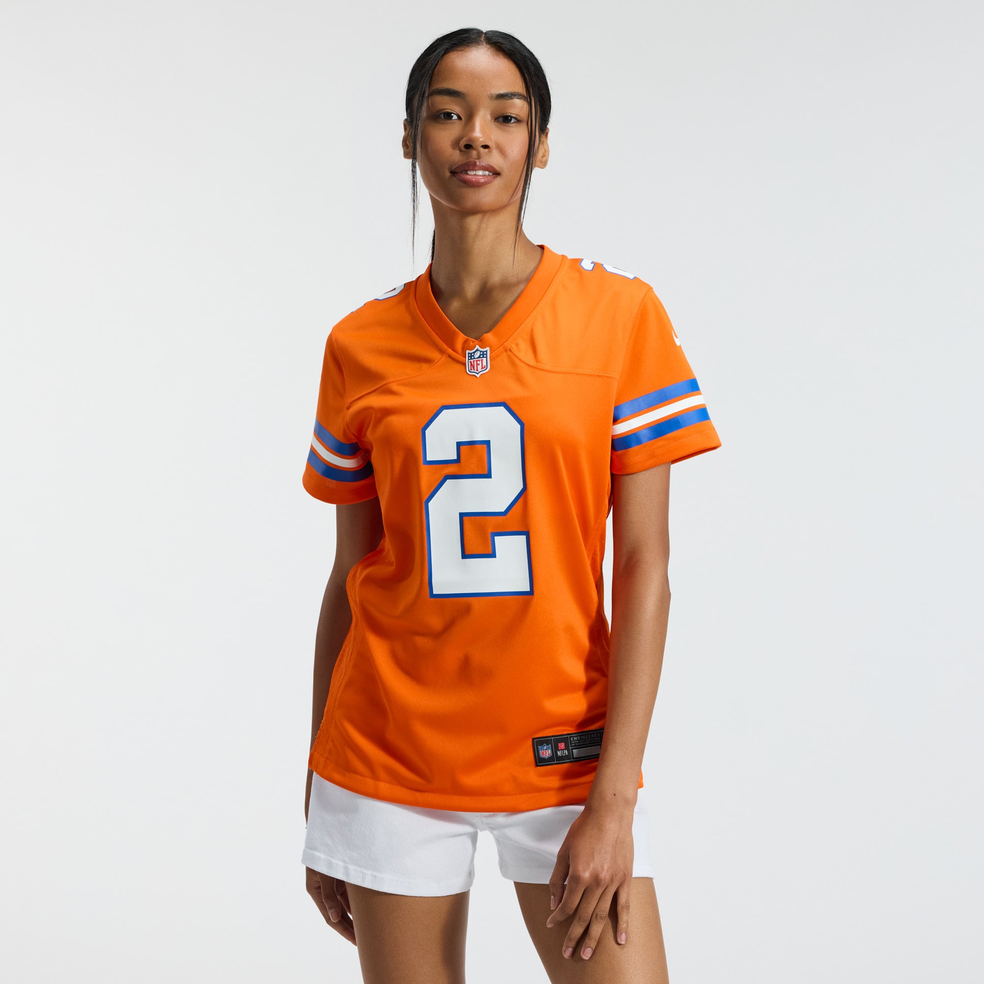 Patrick Surtain II Denver Broncos Women's Player Throwback Game Jersey - Orange