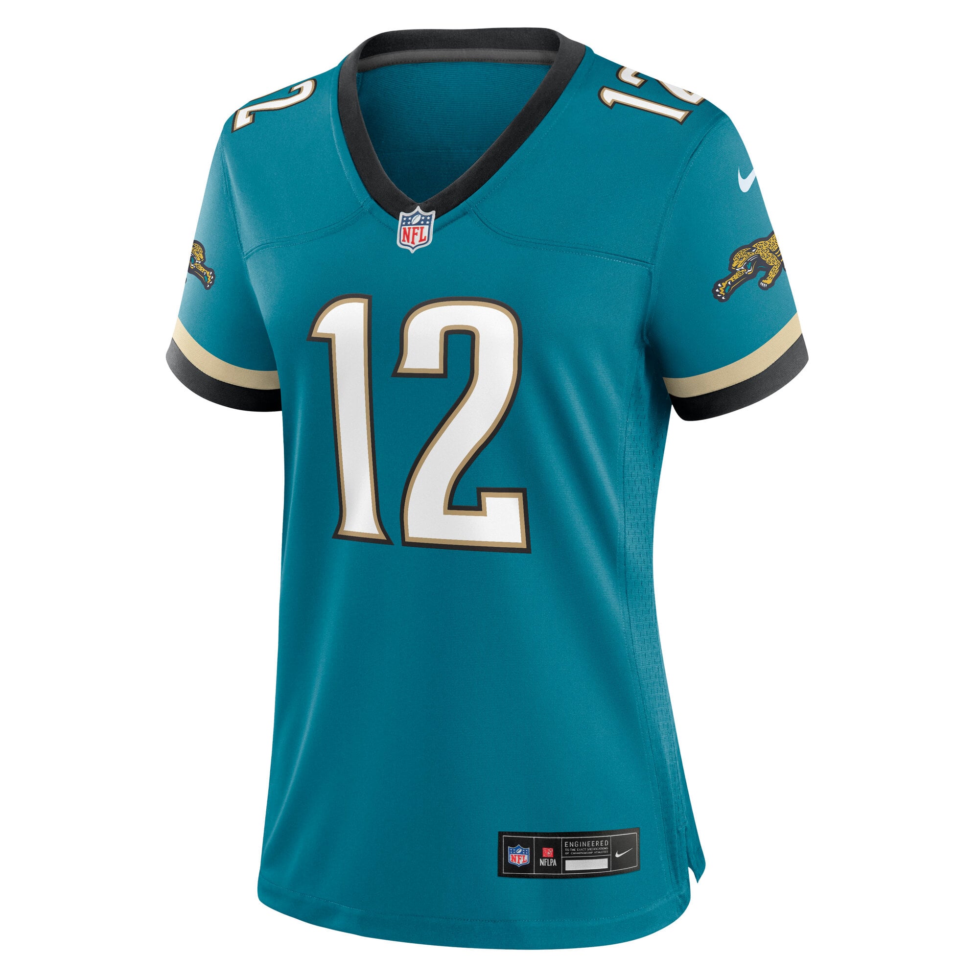 Travis Hunter Jacksonville Jaguars Women's Alternate Throwback Game Jersey - Teal