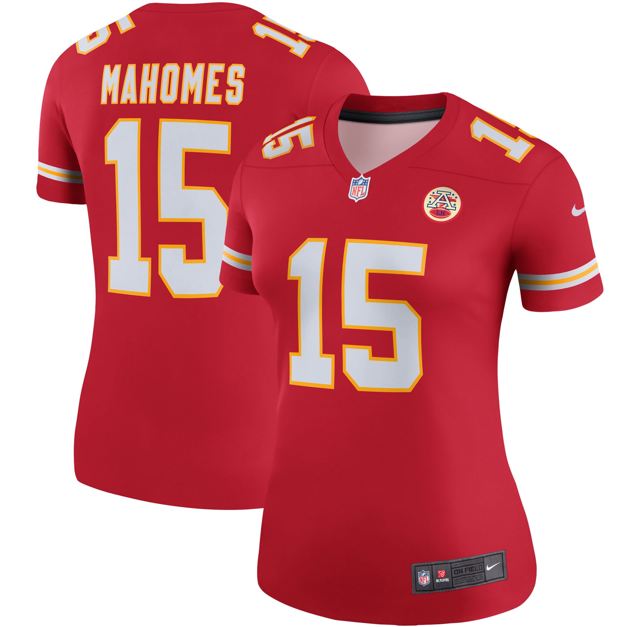 Patrick Mahomes Kansas City Chiefs Women's Player Legend Jersey - Red
