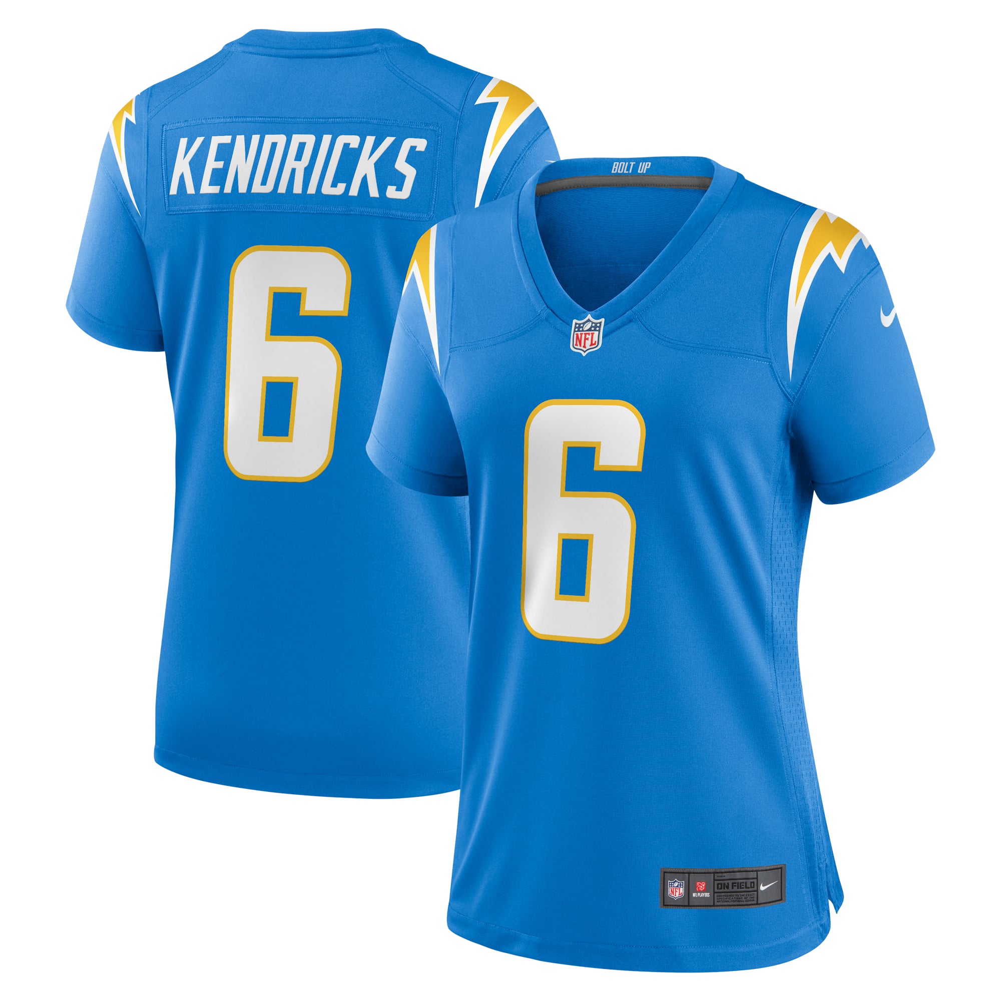 Eric Kendricks Los Angeles Chargers Women's Player Game Jersey - Blue
