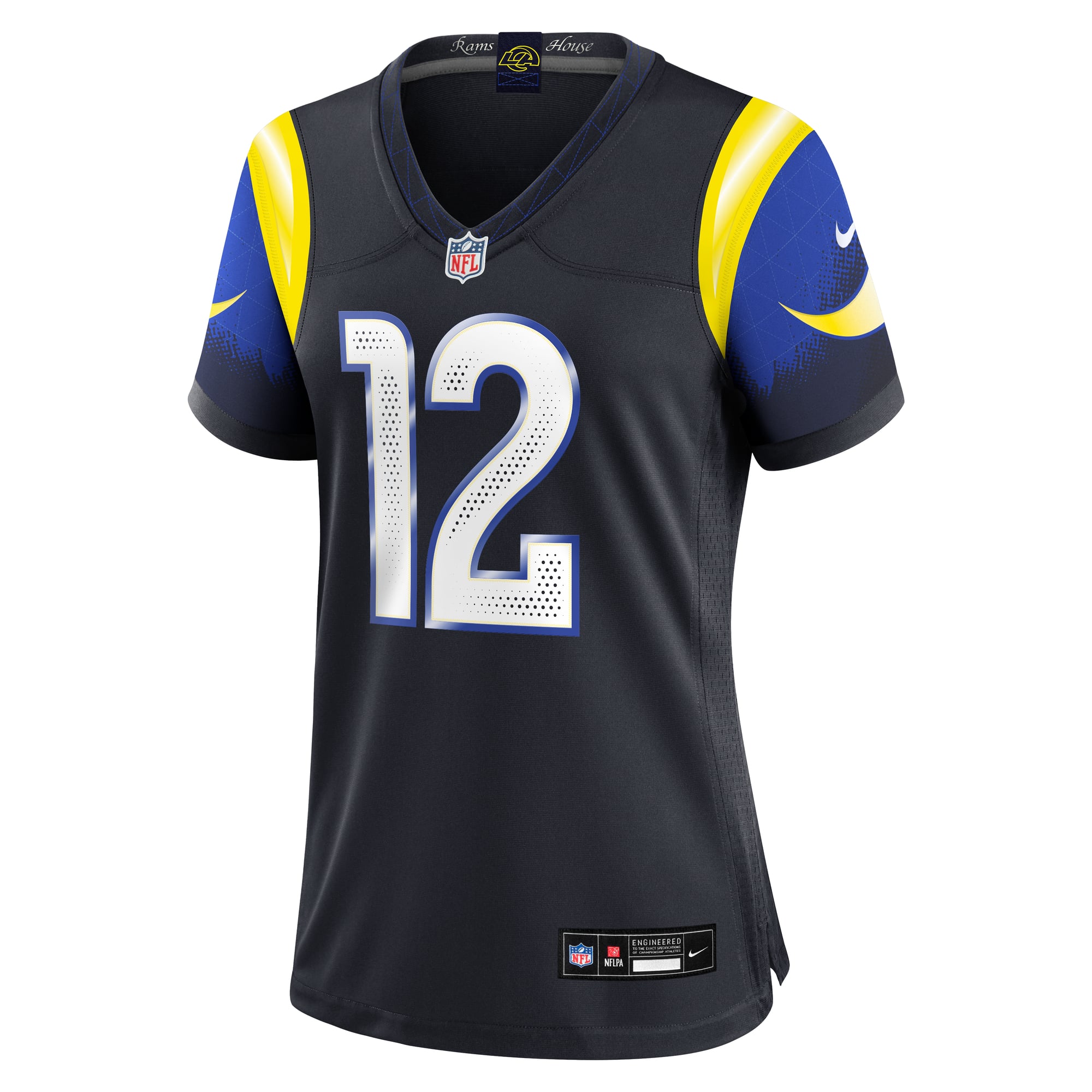Puka Nacua Los Angeles Rams Women's Rivalries Game Jersey - Blue