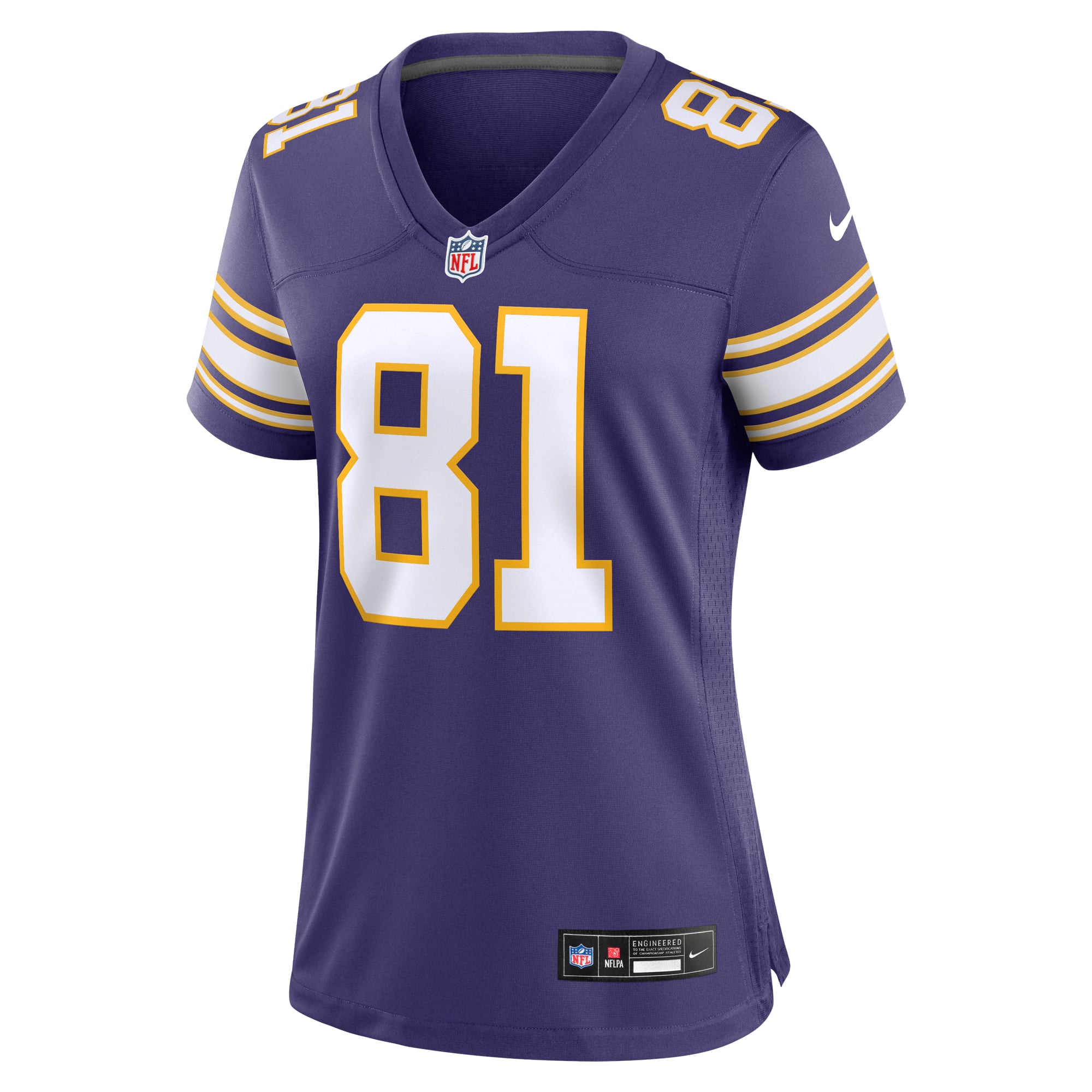 Carl Eller Minnesota Vikings Women's Player Jersey - Purple