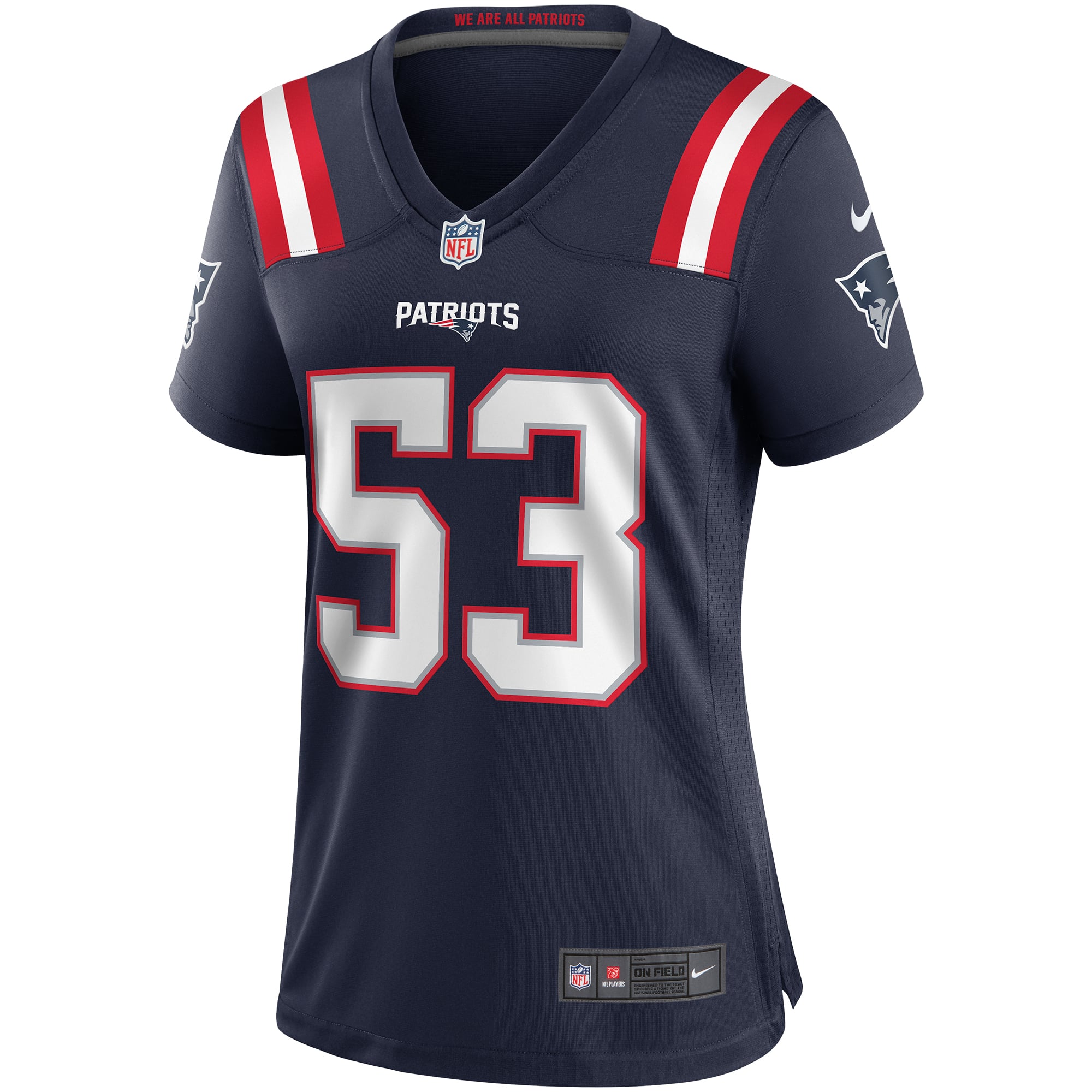 Chris Slade New England Patriots Women's Player Game Jersey - Navy