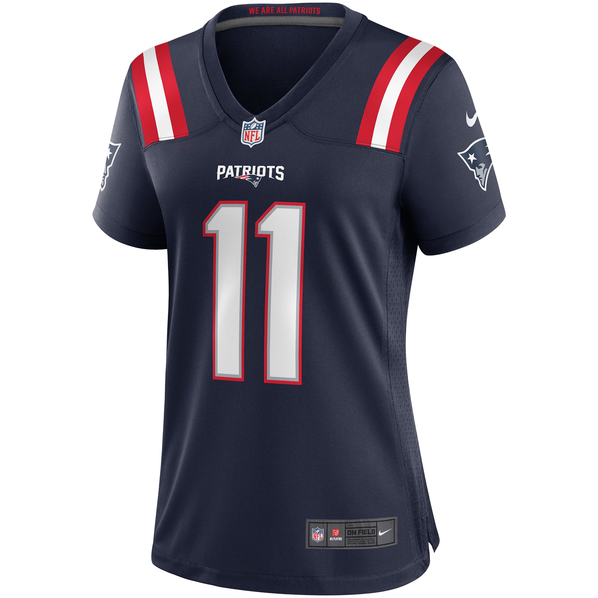 Drew Bledsoe New England Patriots Women's Player Game Jersey - Navy