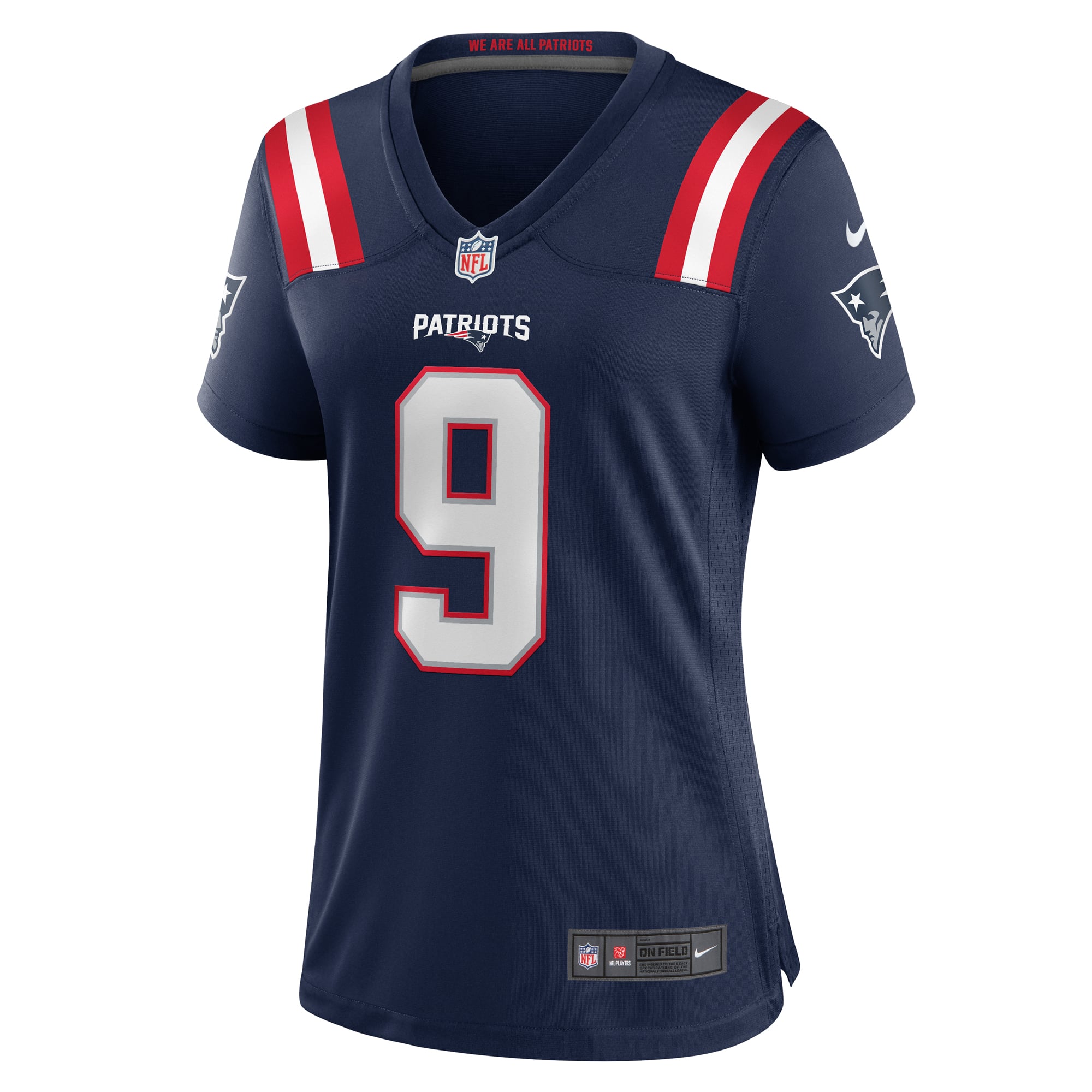 Kayshon Boutte New England Patriots Women's Game Jersey - Navy