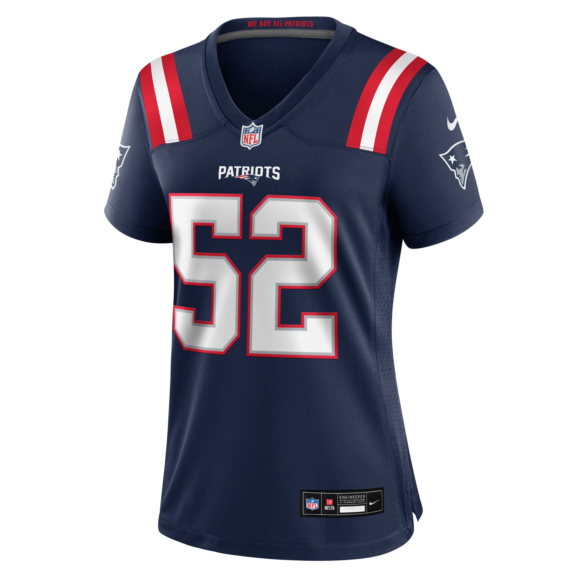 Marcus Bryant New England Patriots Women's Team Game Jersey - Navy