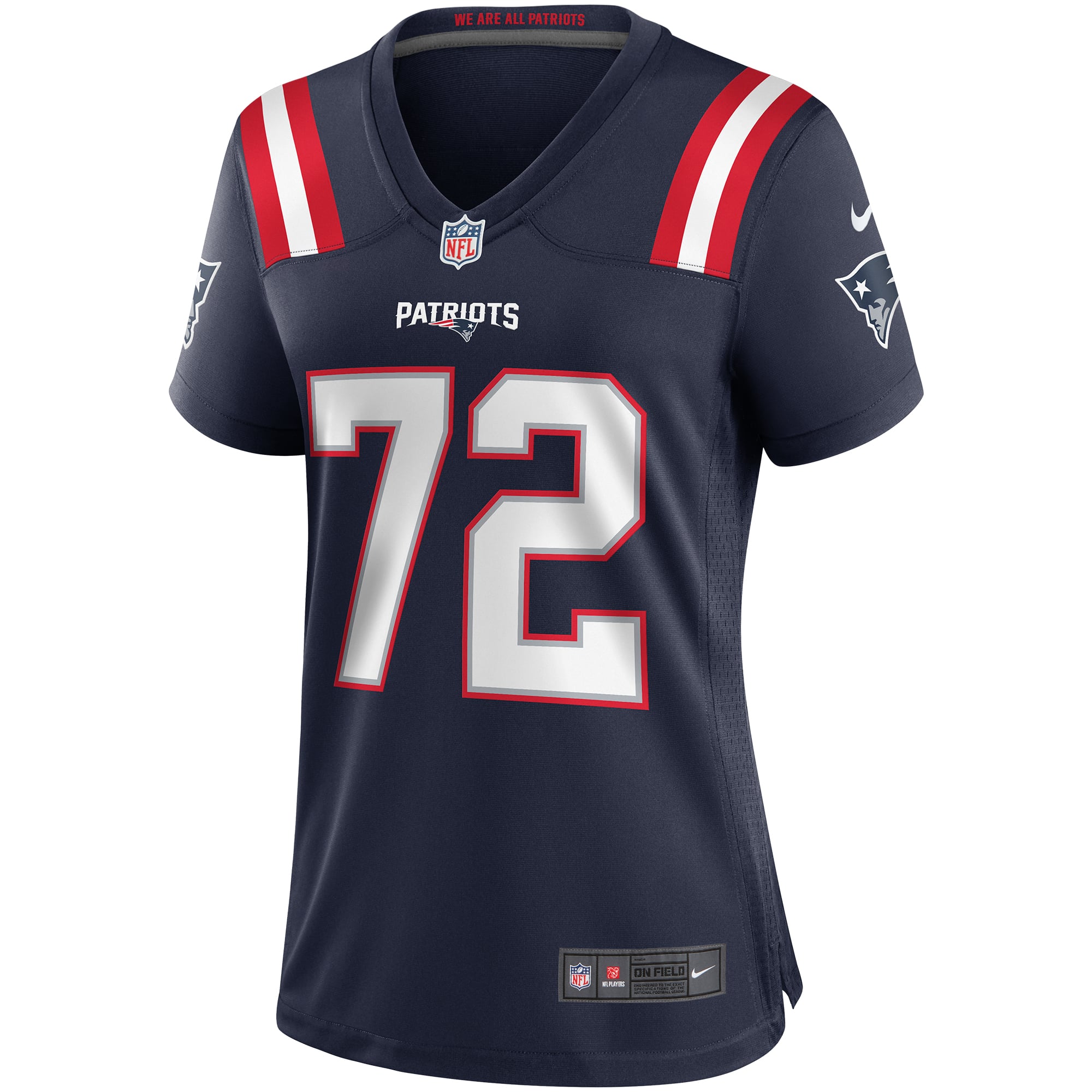 Matt Light New England Patriots Women's Player Game Jersey - Navy