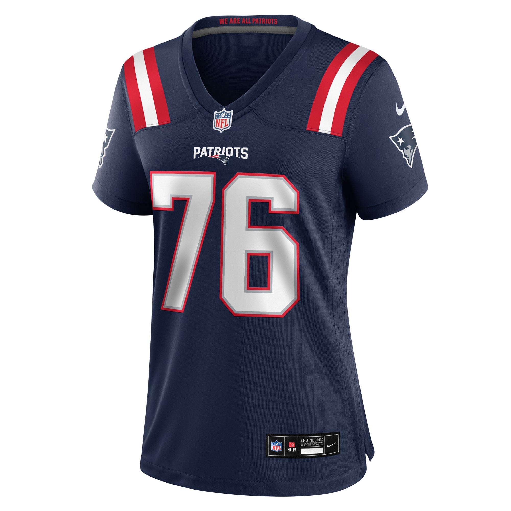 Morgan Moses New England Patriots Women's Team Game Jersey - Navy