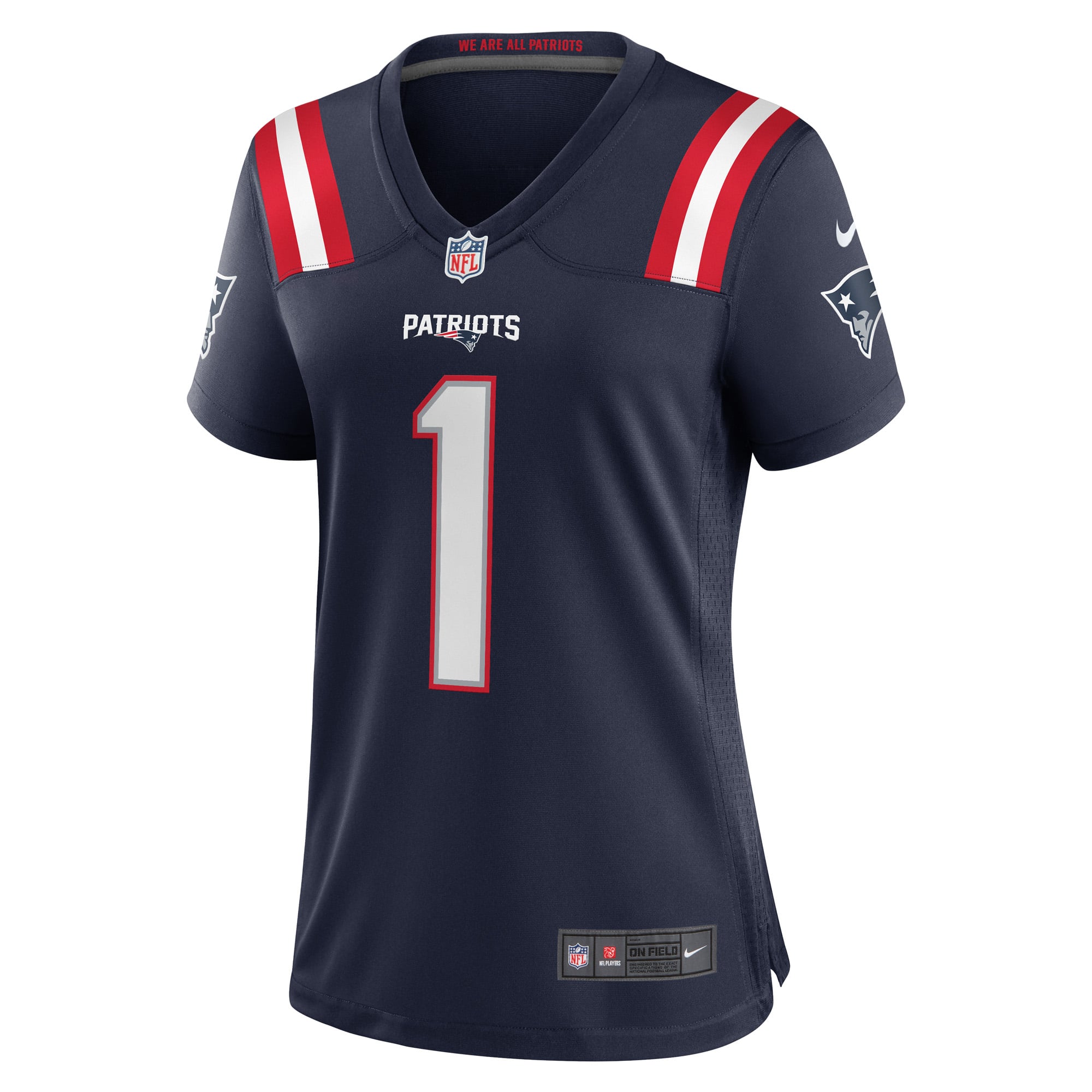 New England Patriots Women's Game Jersey - Navy