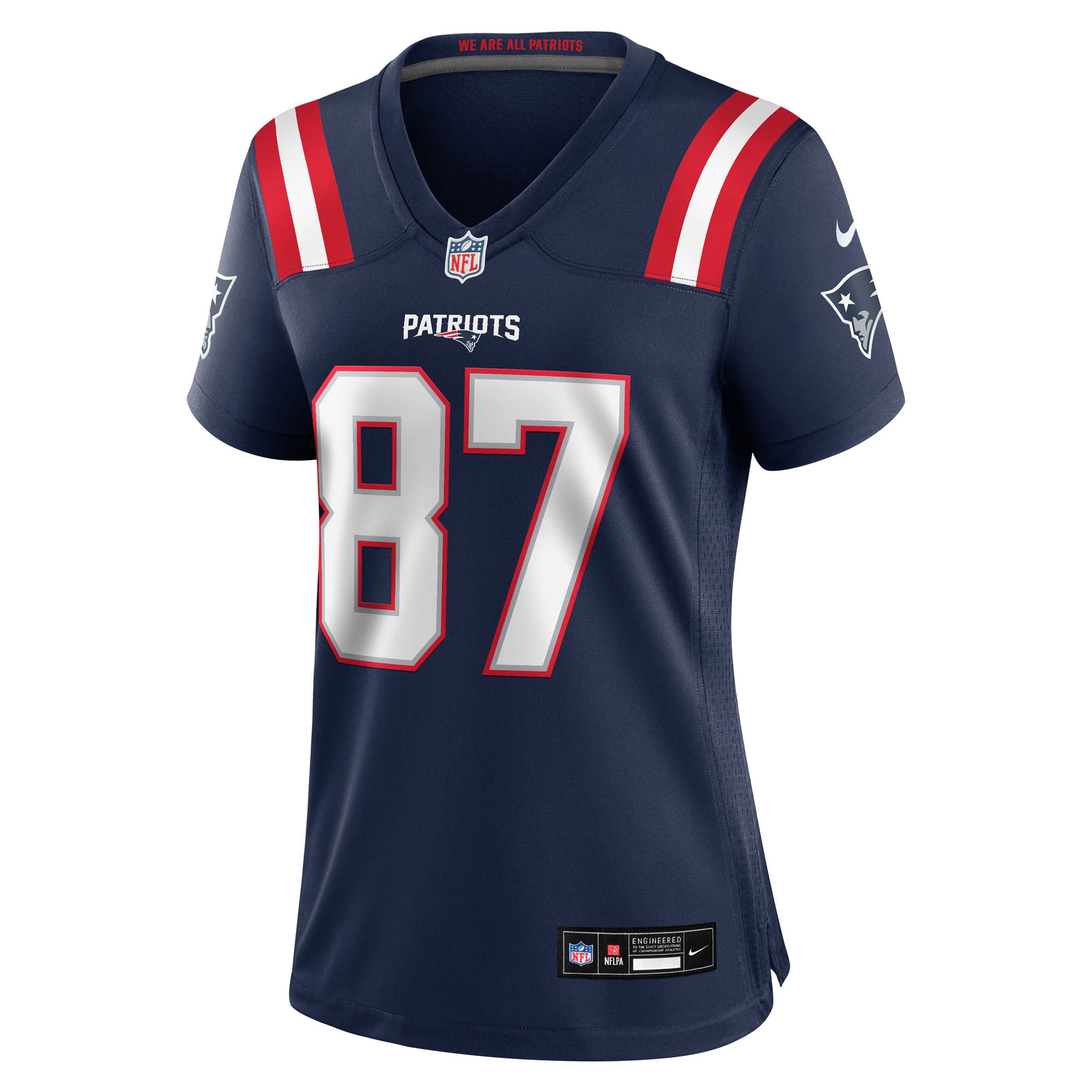 Rob Gronkowski New England Patriots Women's Team Player Game Jersey - Navy