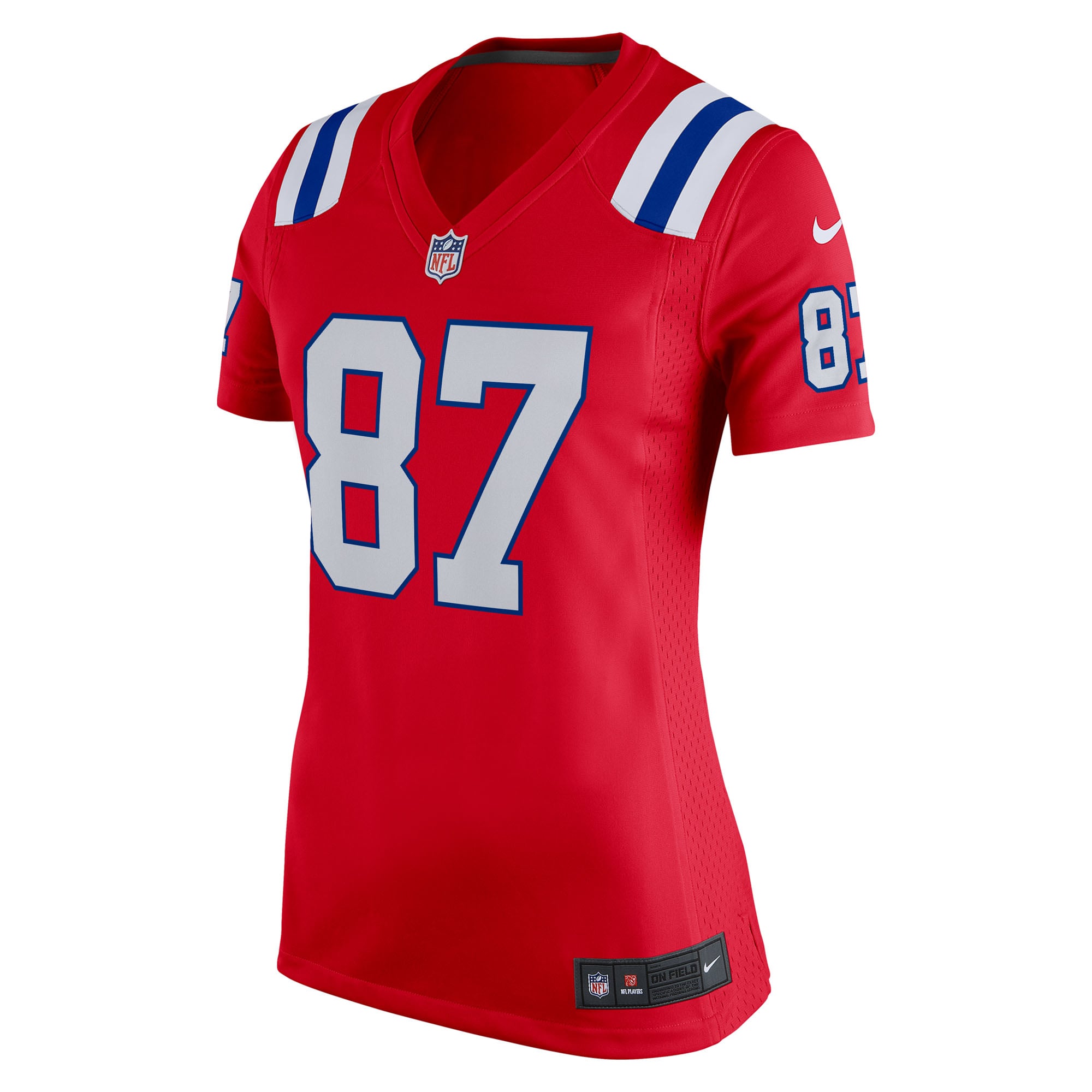 Rob Gronkowski New England Patriots Women's Player Alternate Game Jersey - Red