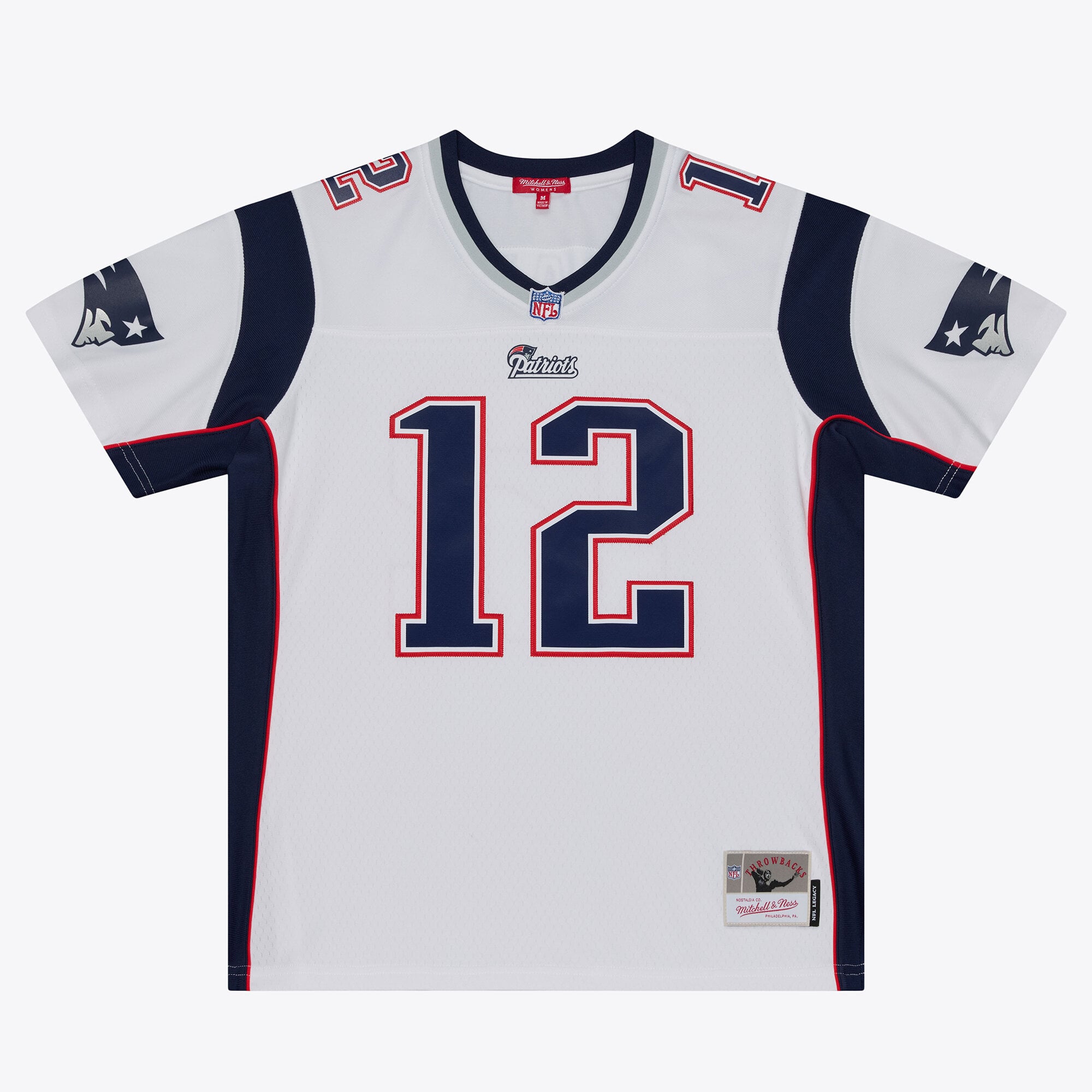 Tom Brady New England Patriots Women's Throwback Jersey - White