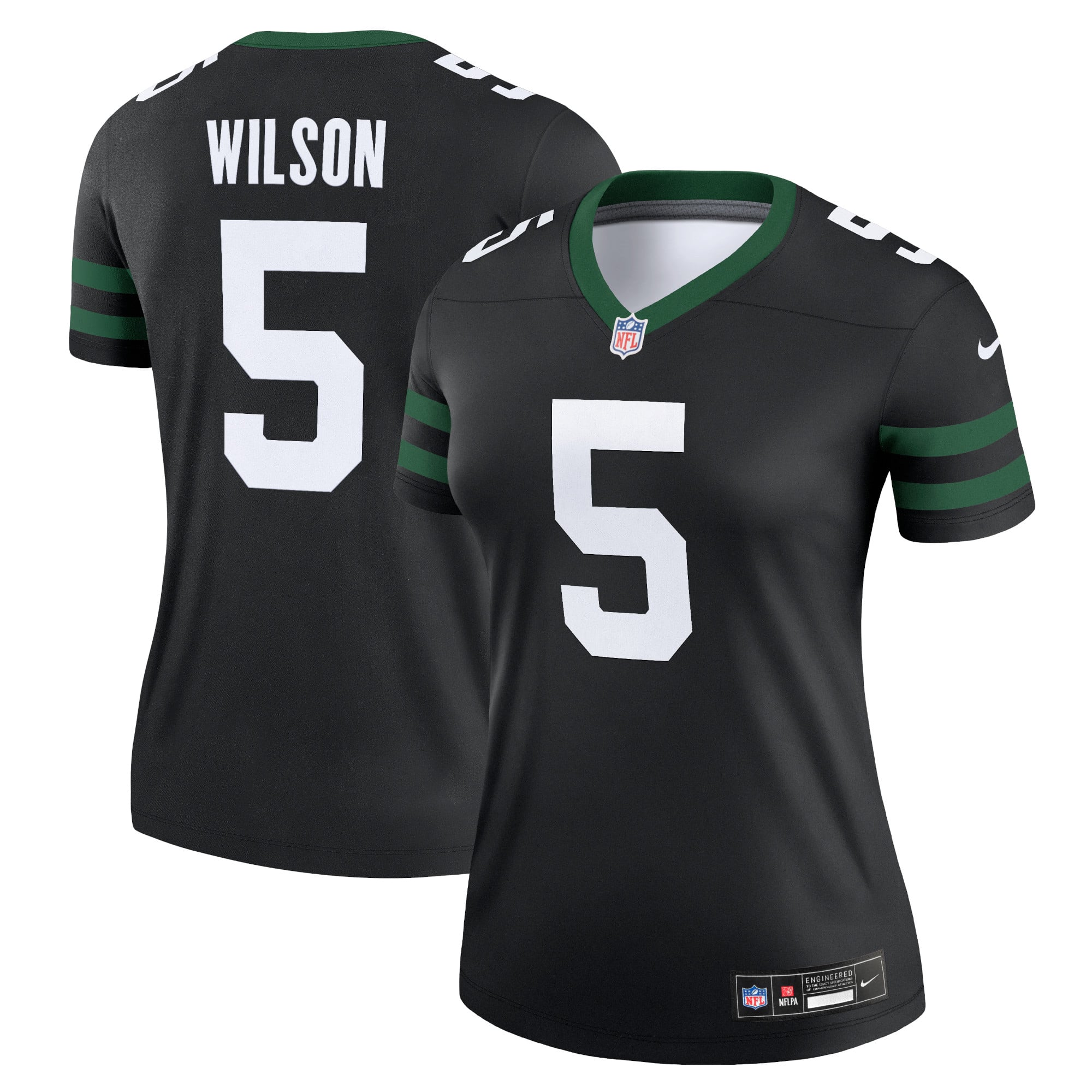 Garrett Wilson New York Jets Women's Player Alternate Legend Throwback Jersey - Black