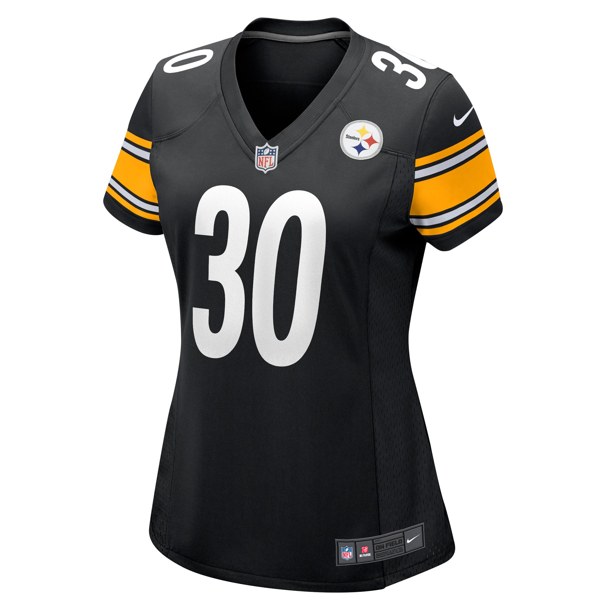 Jaylen Warren Pittsburgh Steelers Women's Player Game Jersey - Black