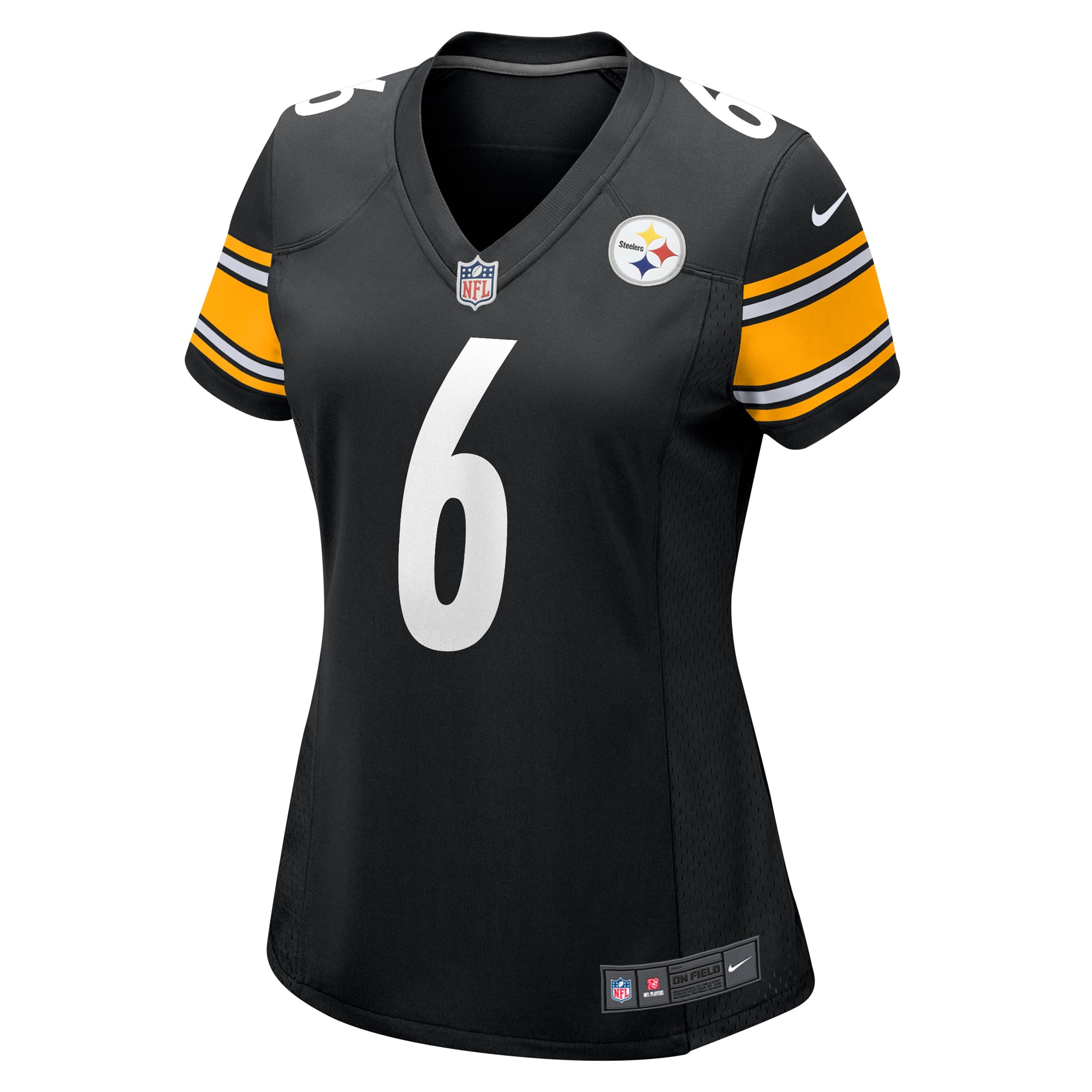 Patrick Queen Pittsburgh Steelers Women's Player Game Jersey - Black