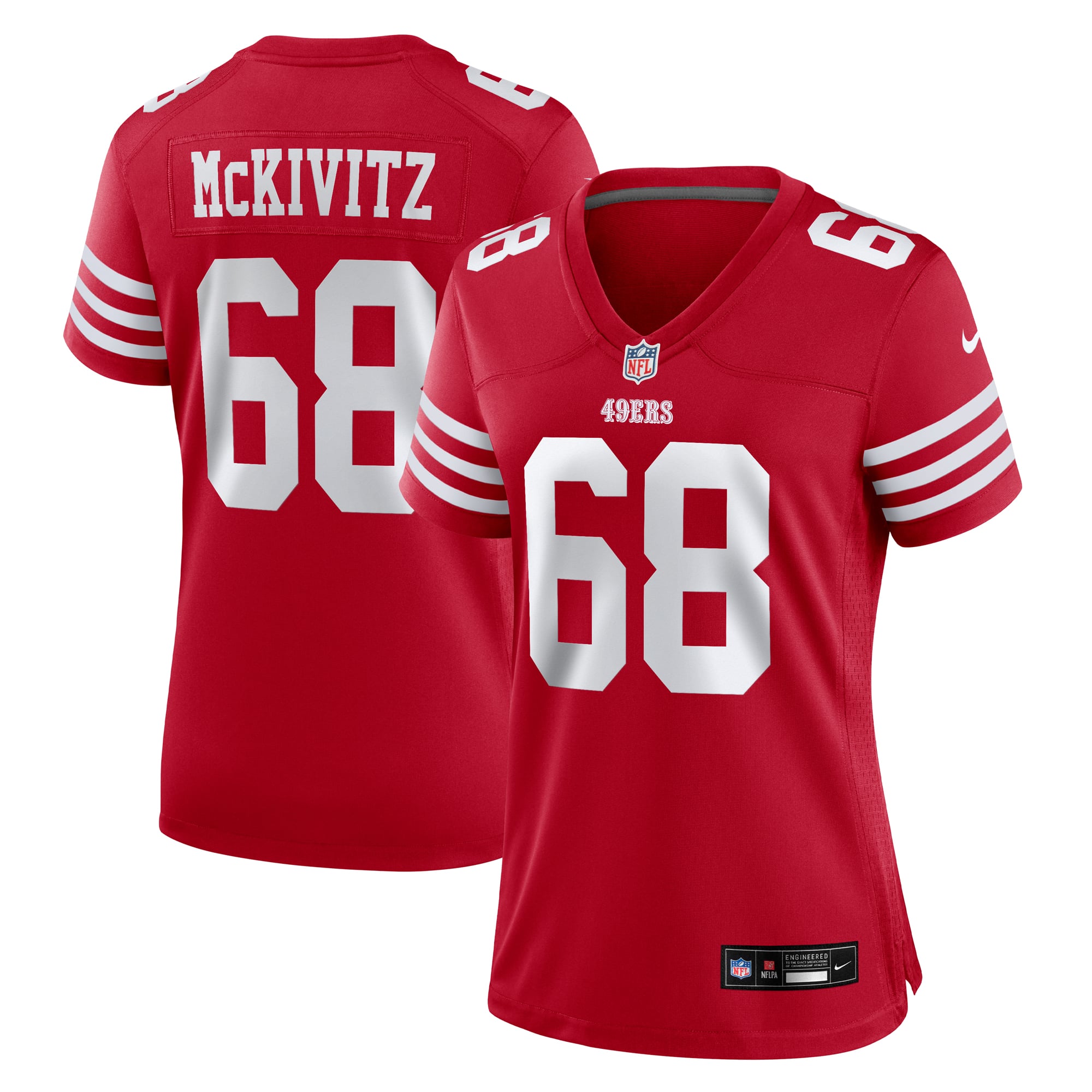 Colton McKivitz San Francisco 49ers Women's Team Game Jersey