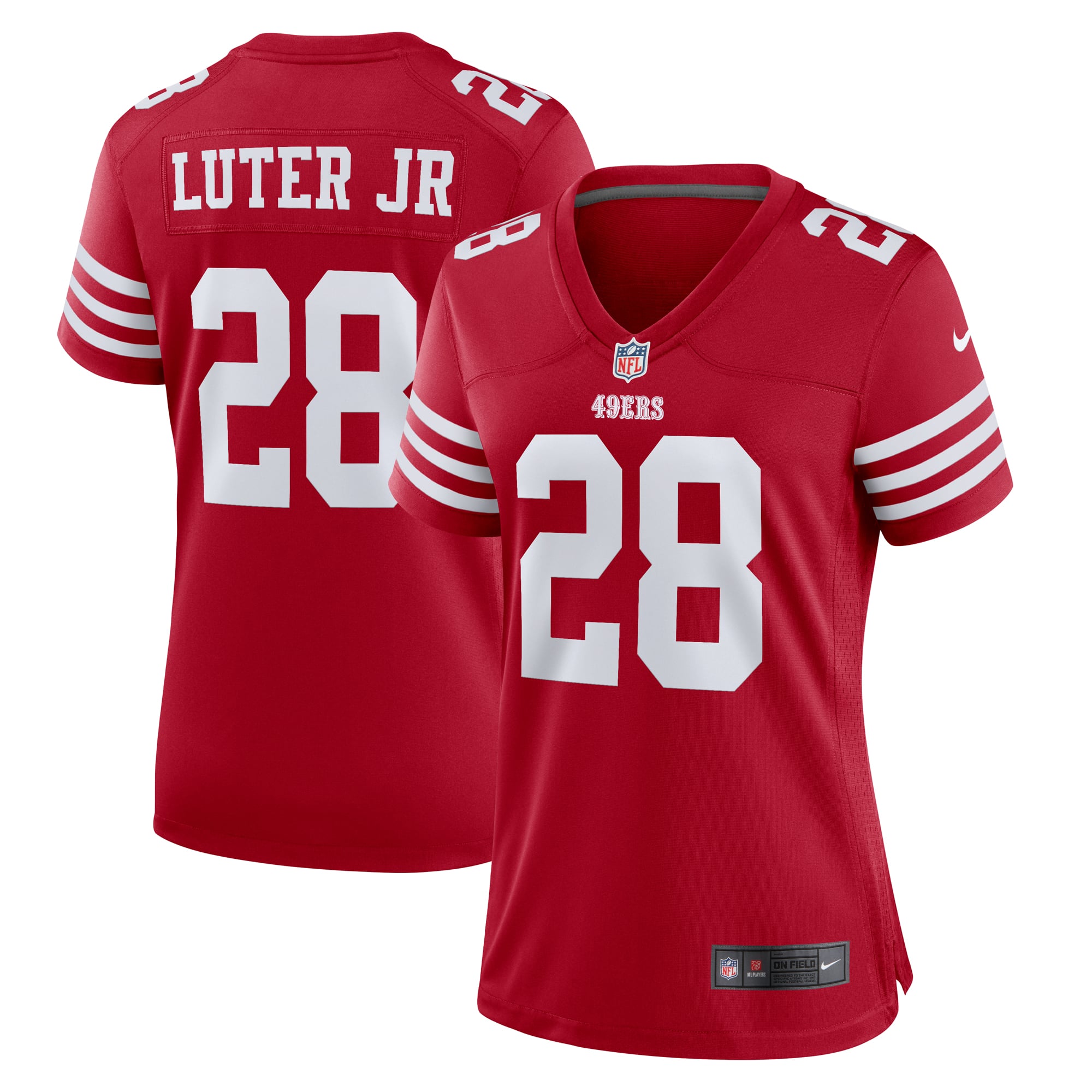 Darrell Luter Jr. San Francisco 49ers Women's Game Jersey