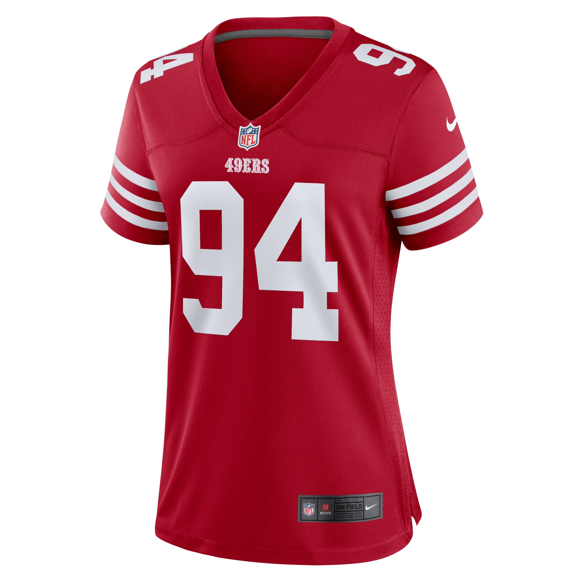 Yetur Gross-Matos San Francisco 49ers Women's Team Game Jersey
