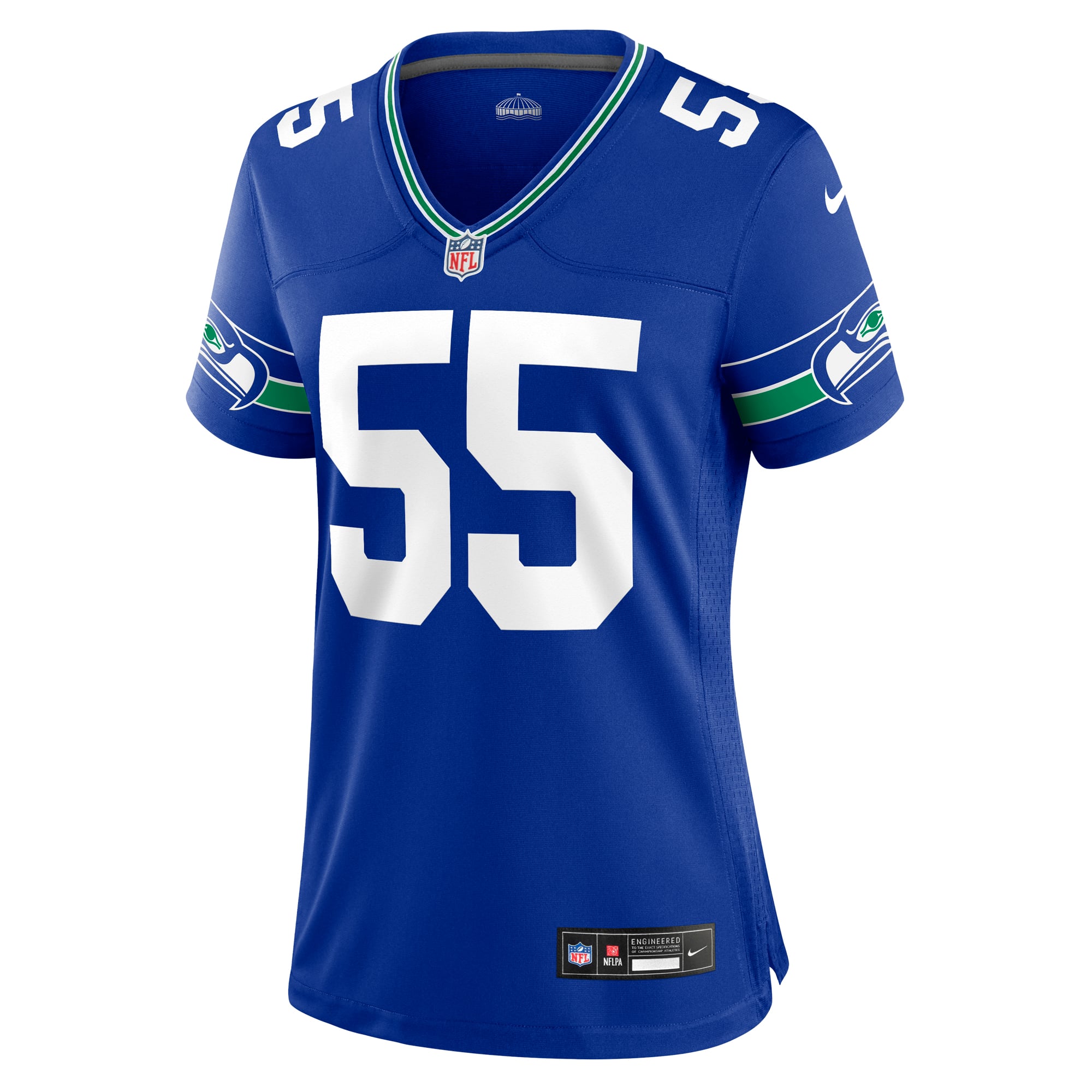 Brian Bosworth Seattle Seahawks Women's Player Throwback Game Jersey - Royal