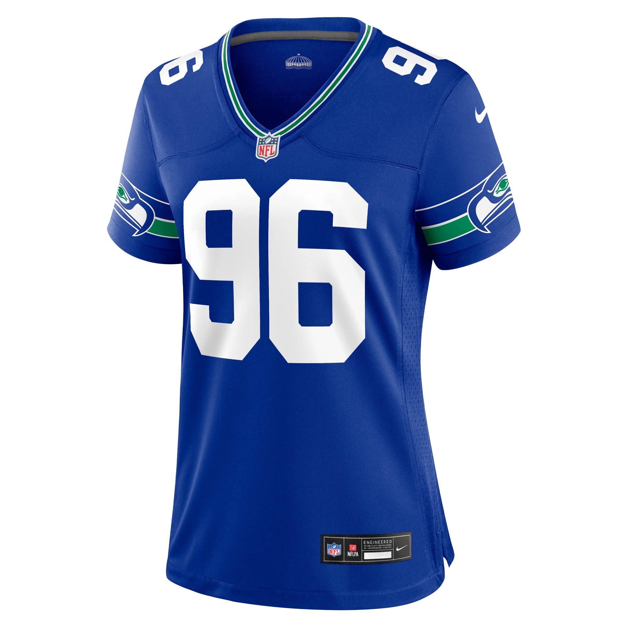 Cortez Kennedy Seattle Seahawks Women's Player Throwback Game Jersey - Royal