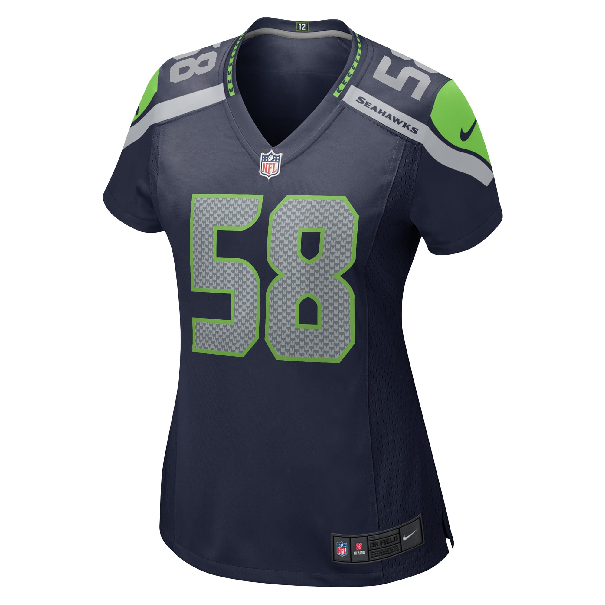 Derick Hall Seattle Seahawks Women's Team Game Jersey - College Navy