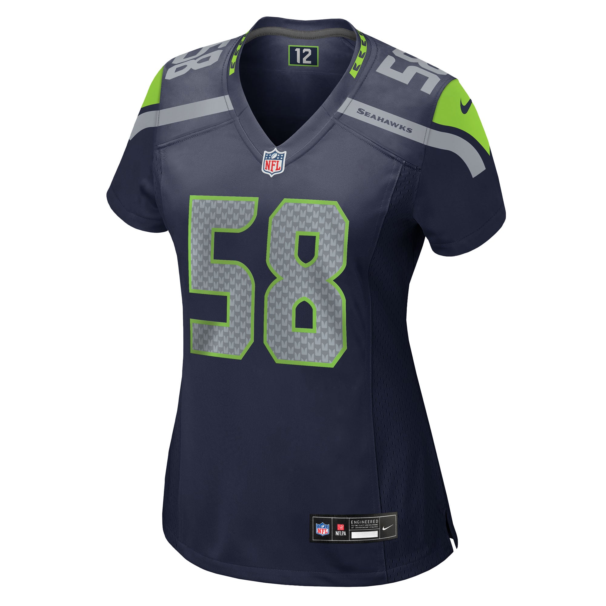 Derick Hall Seattle Seahawks Women's Team Game Jersey
