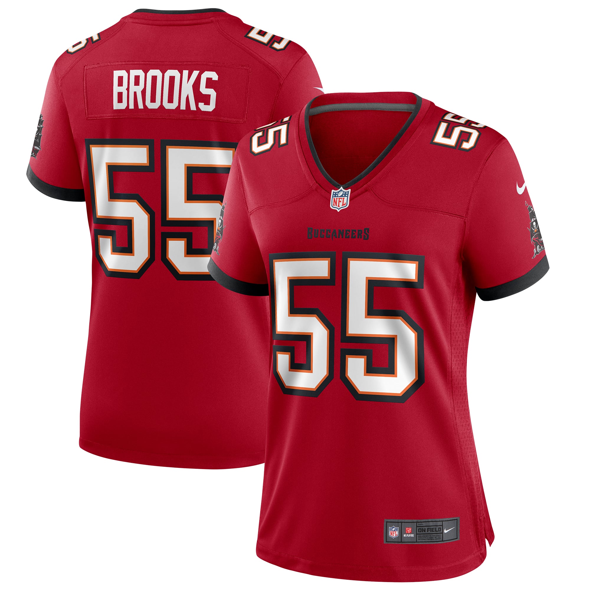 Derrick Brooks Tampa Bay Buccaneers Women's Player Game Jersey - Red