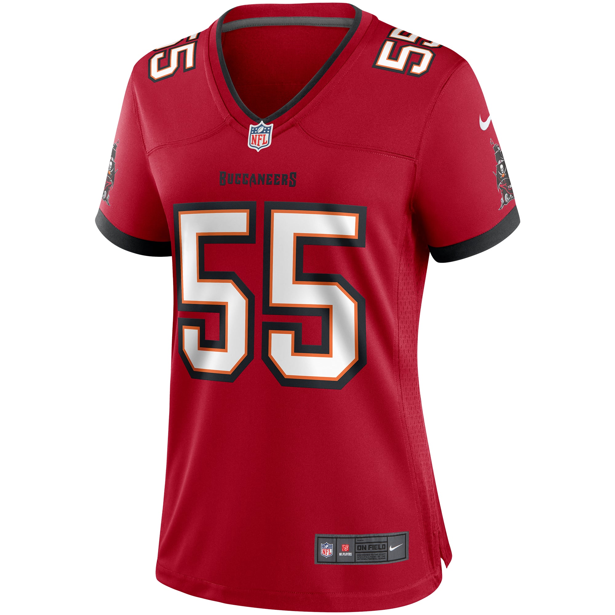 Derrick Brooks Tampa Bay Buccaneers Women's Player Game Jersey - Red
