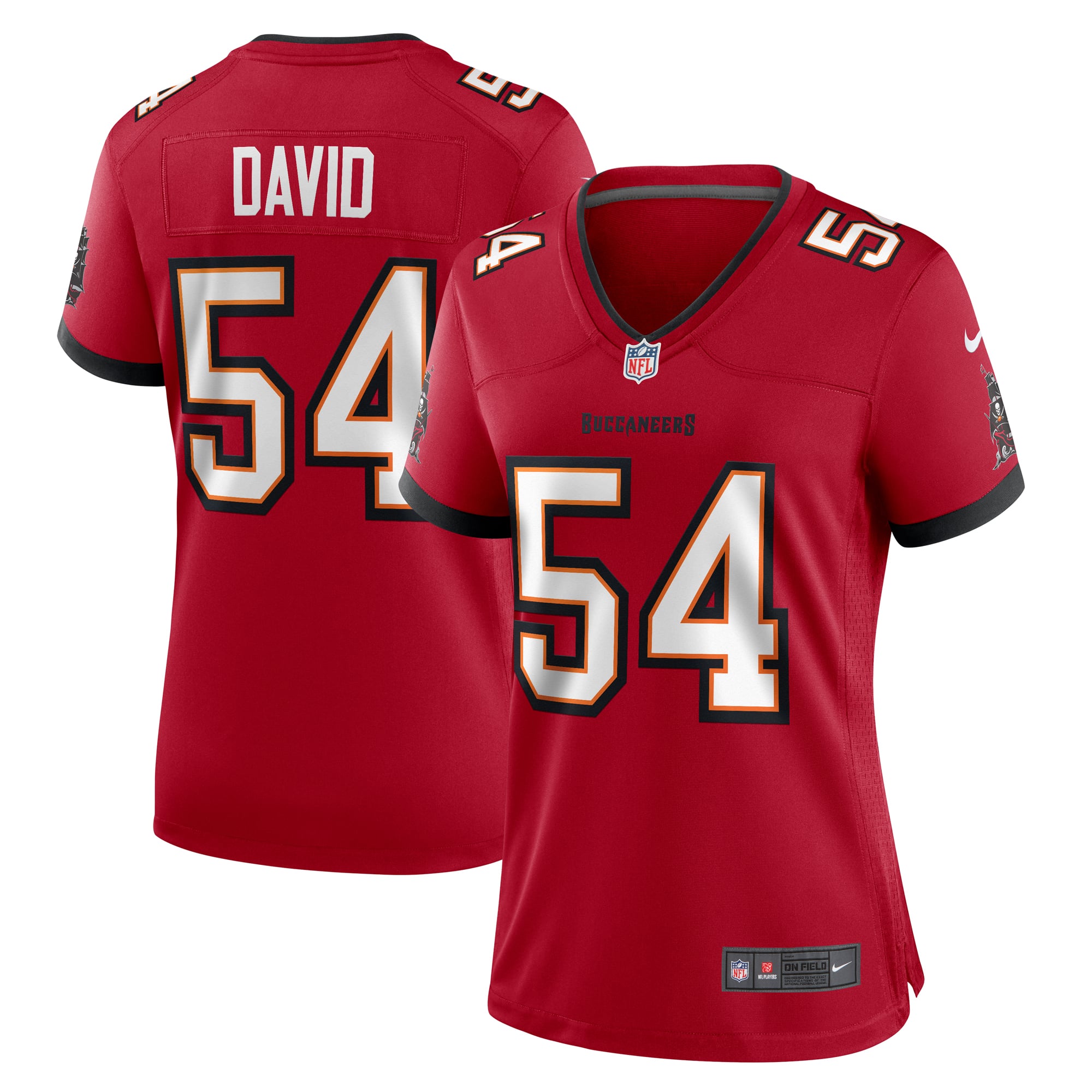 Lavonte David Tampa Bay Buccaneers Women's Team Game Jersey - Red