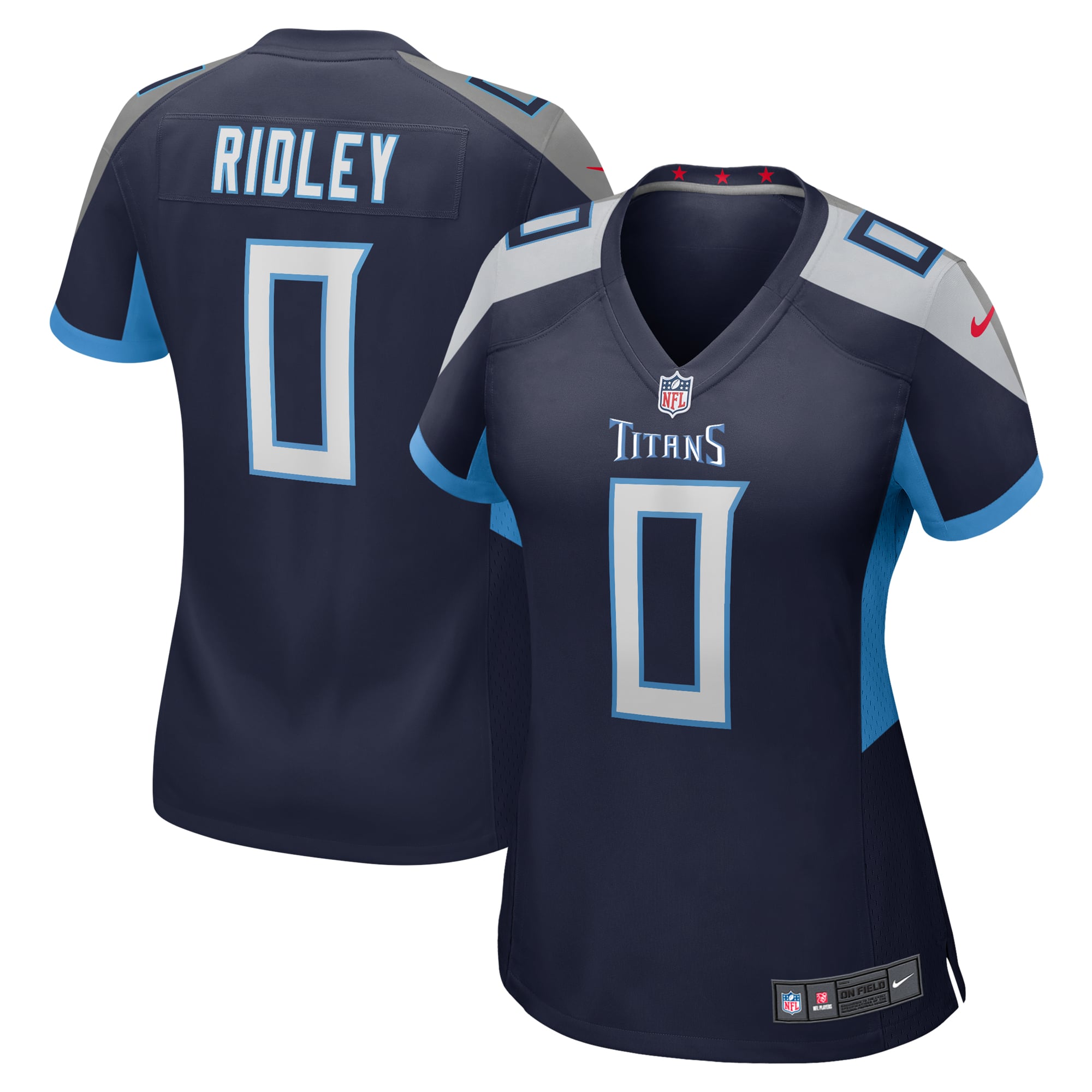 Calvin Ridley Tennessee Titans Women's Player Game Jersey - Navy