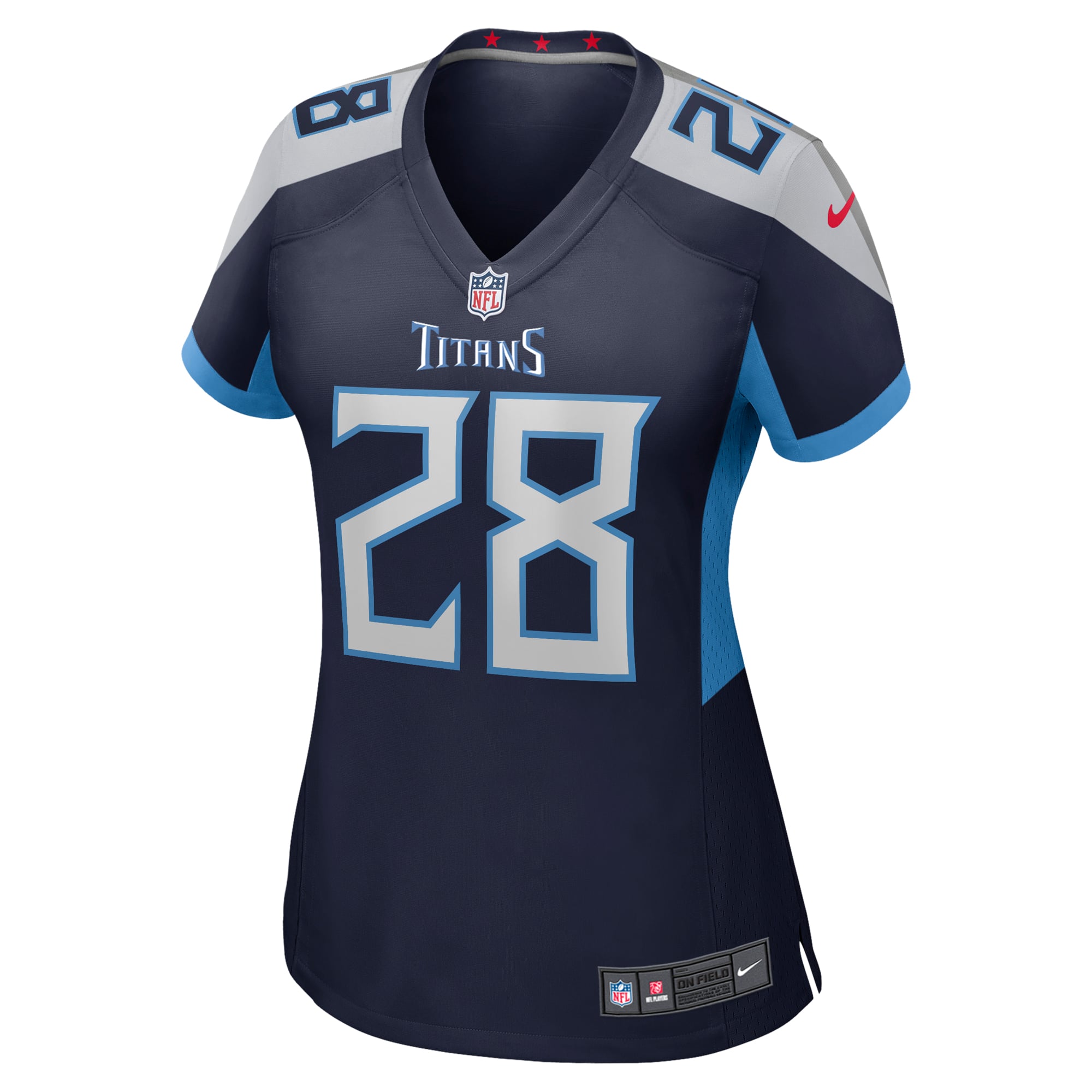 Chris Johnson Tennessee Titans Women's Player Game Jersey - Navy