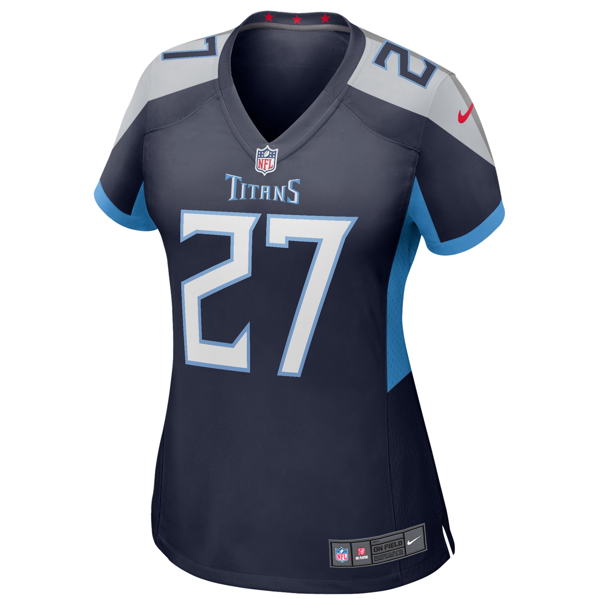 Eddie George Tennessee Titans Women's Player Game Jersey - Navy