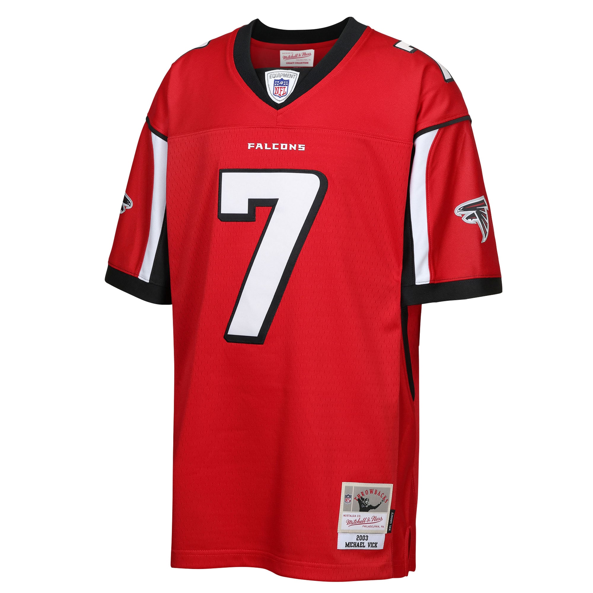 Michael Vick Atlanta Falcons Youth Player Throwback Jersey - Red
