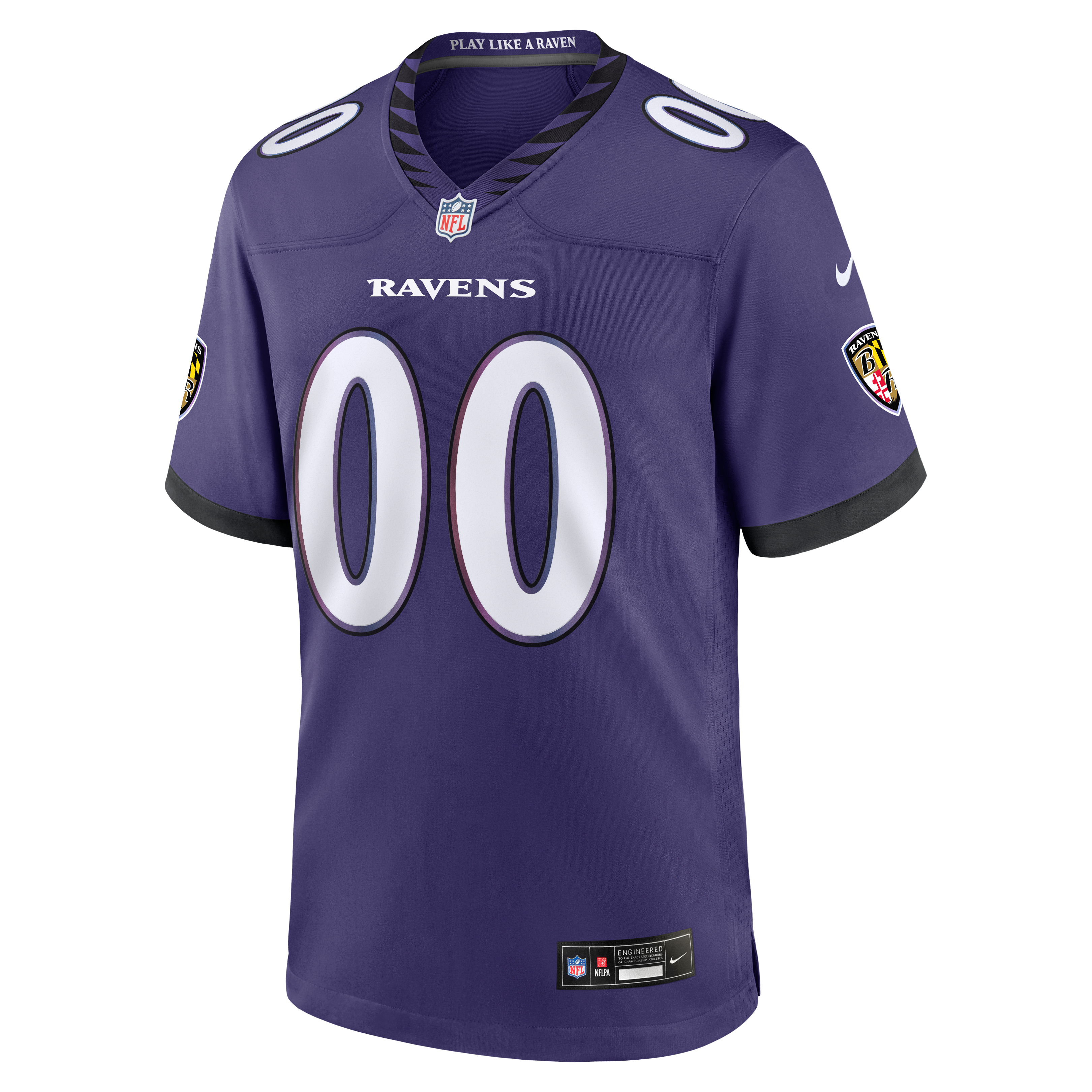 Baltimore Ravens Youth Custom Game Jersey - Purple