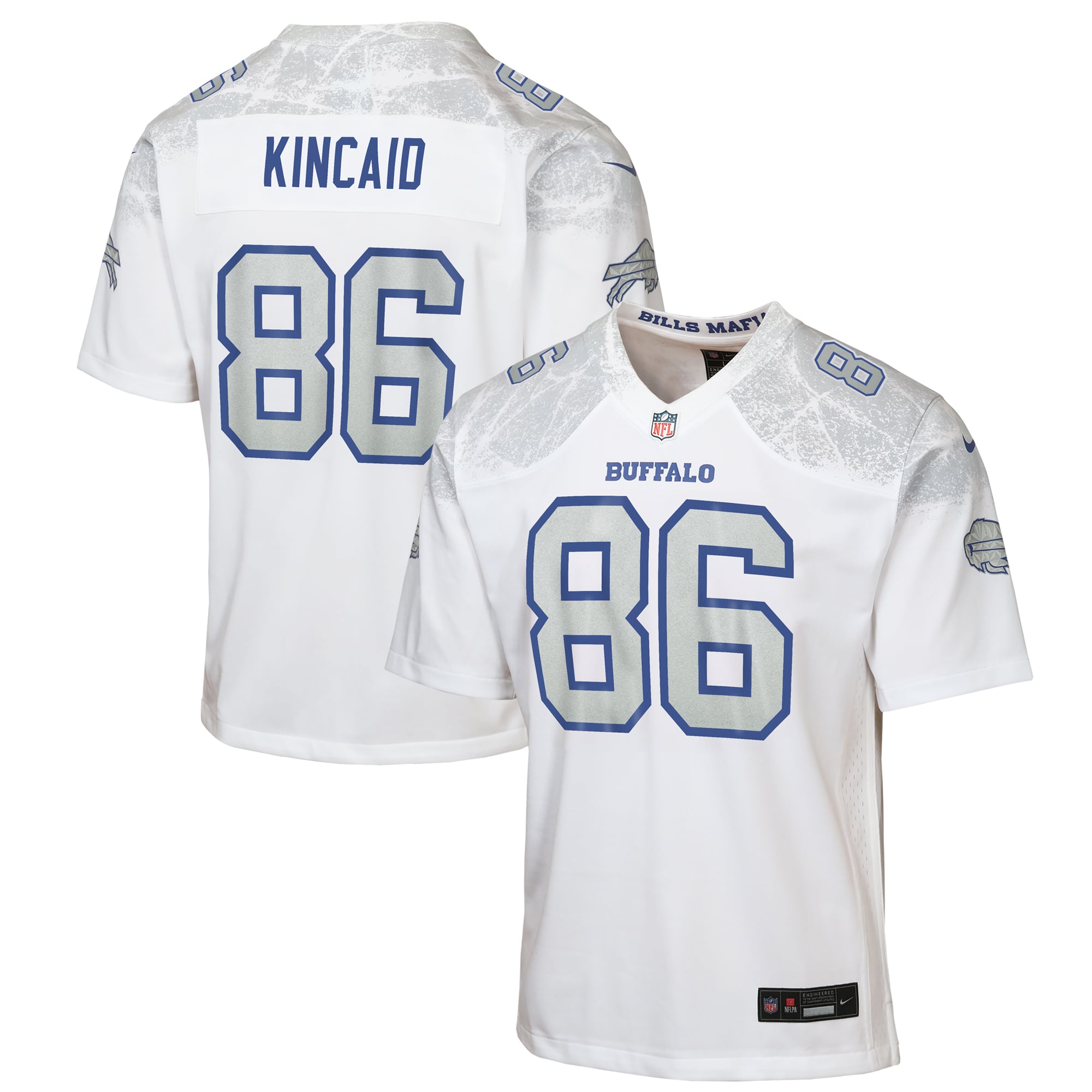 Dalton Kincaid Buffalo Bills Youth Rivalries Game Jersey - White