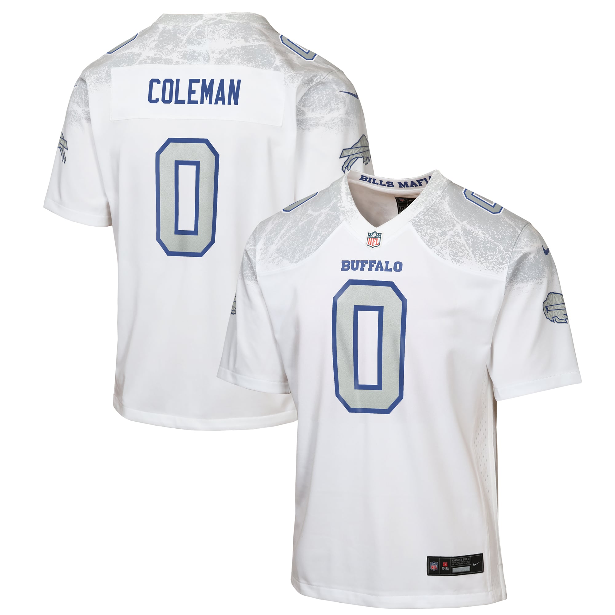 Keon Coleman Buffalo Bills Youth Rivalries Game Jersey - White
