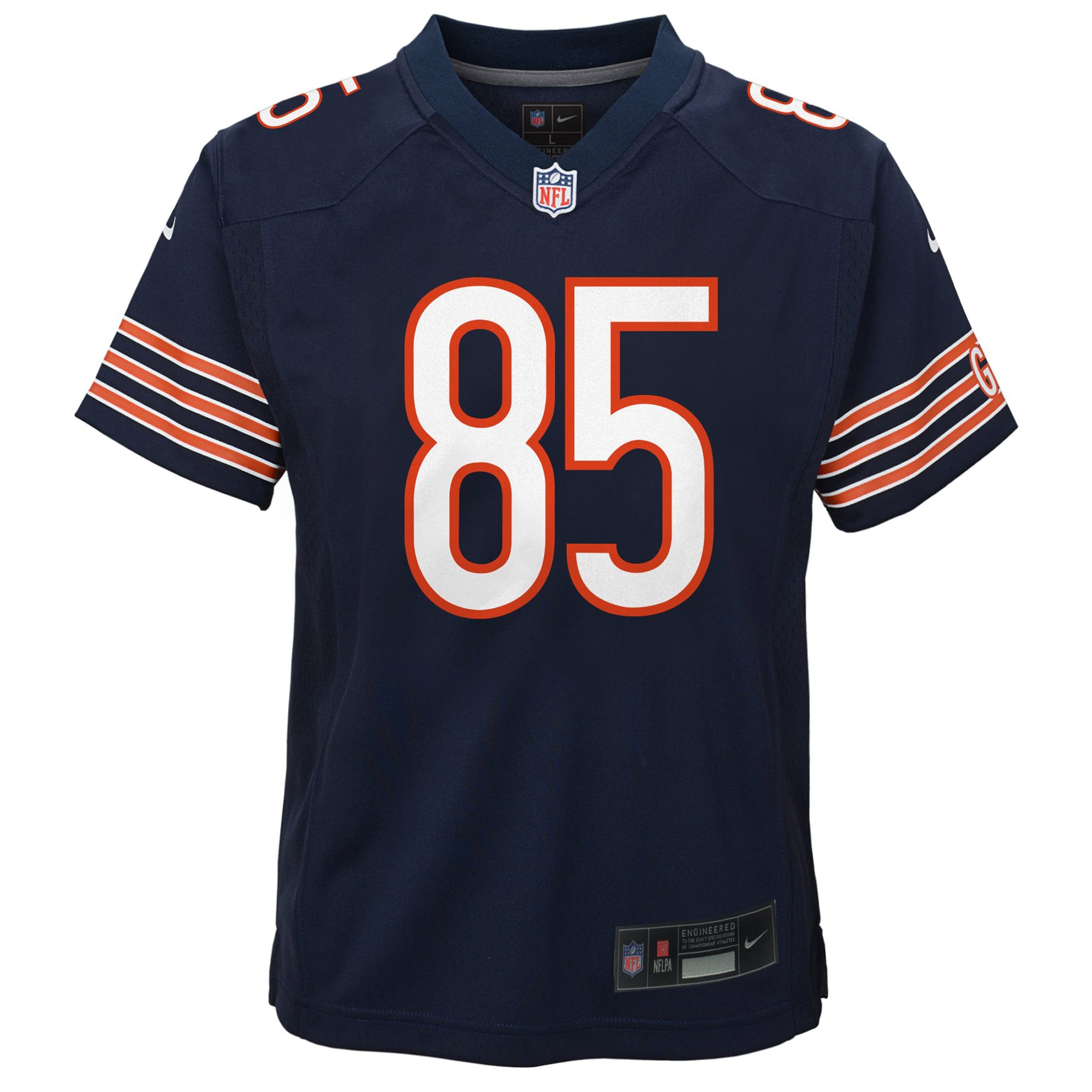 Cole Kmet Chicago Bears Youth Team Game Jersey - Navy