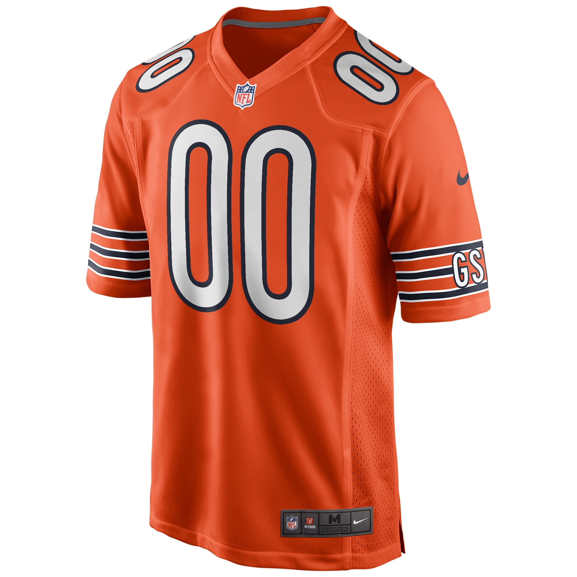 Chicago Bears Youth Alternate Custom Game Jersey - Orange