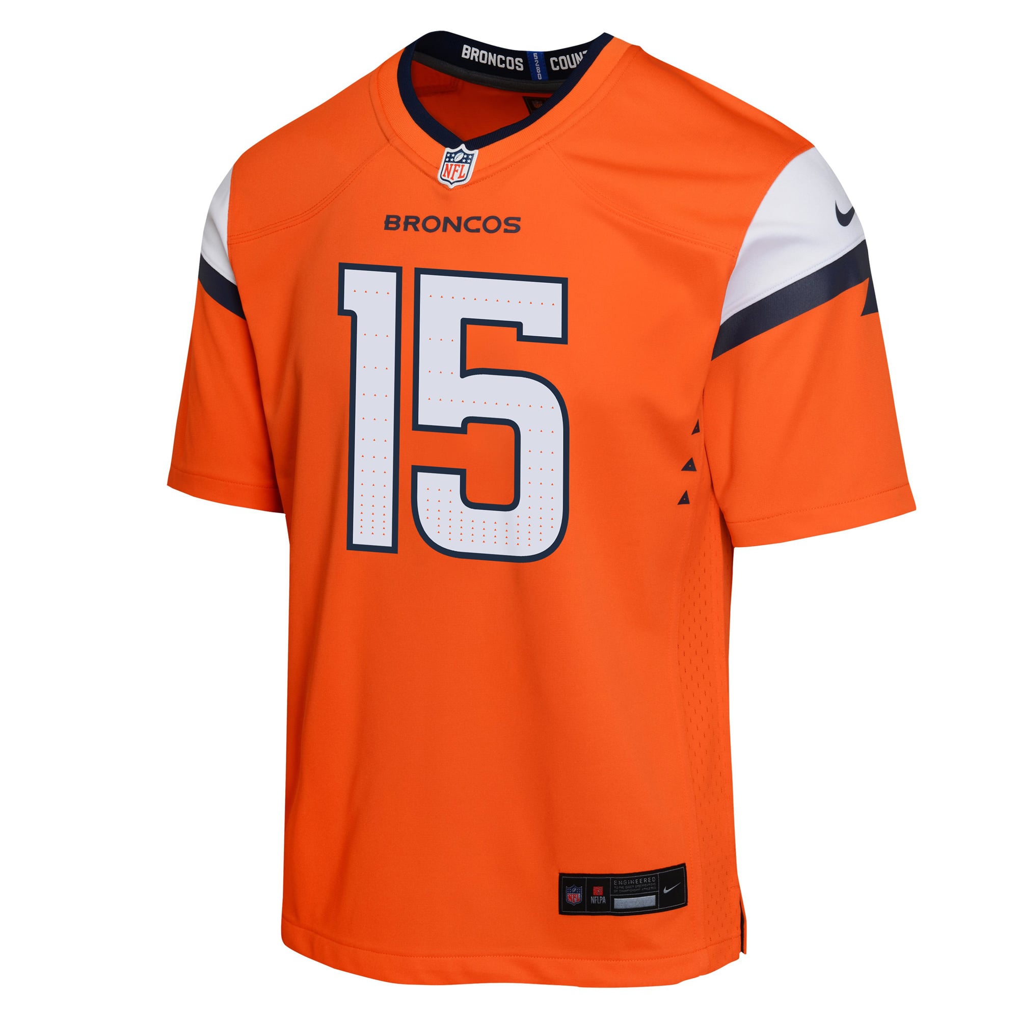 Nik Bonitto Denver Broncos Youth Alternate Game Jersey - Orange