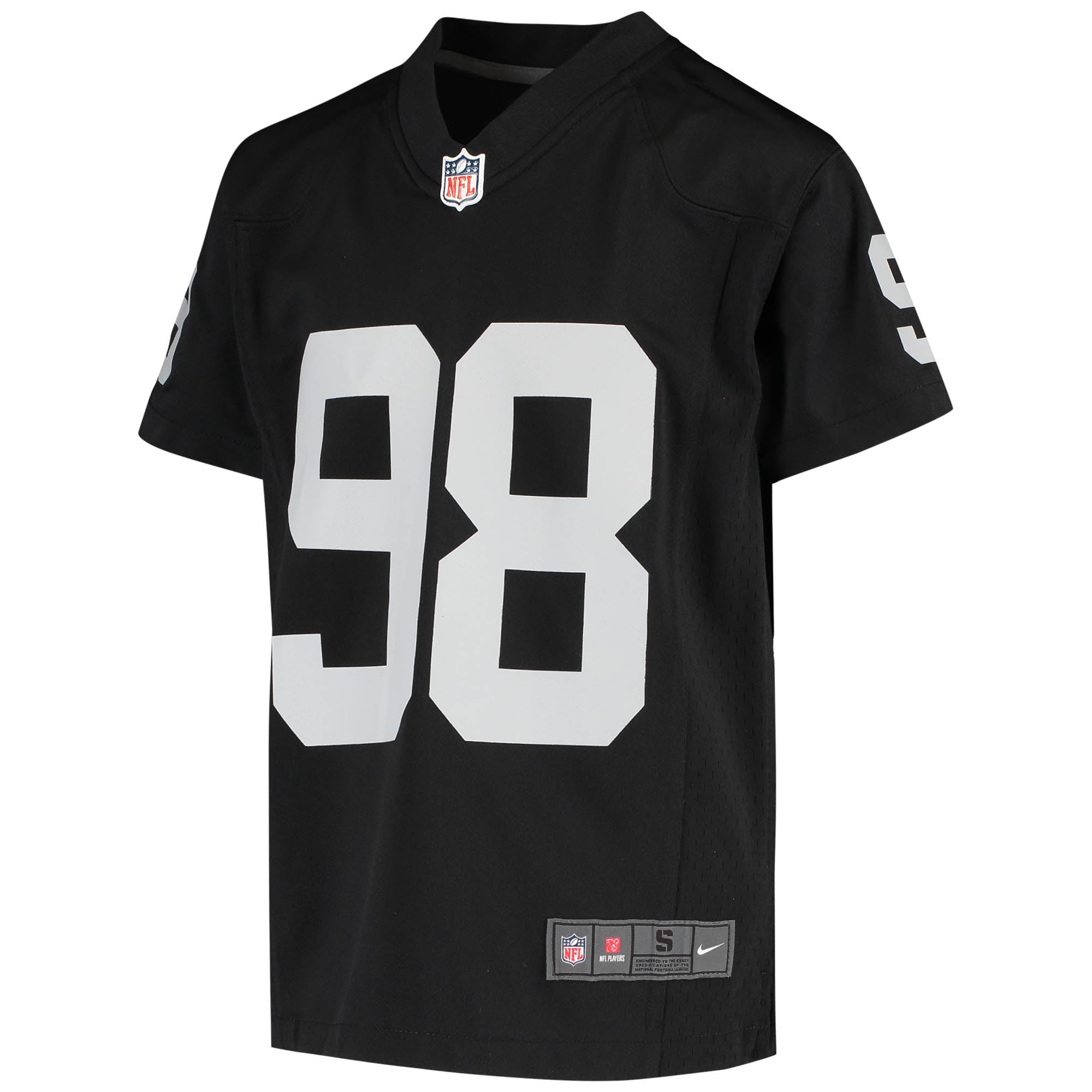 Maxx Crosby Las Vegas Raiders Youth Game Jersey - Black