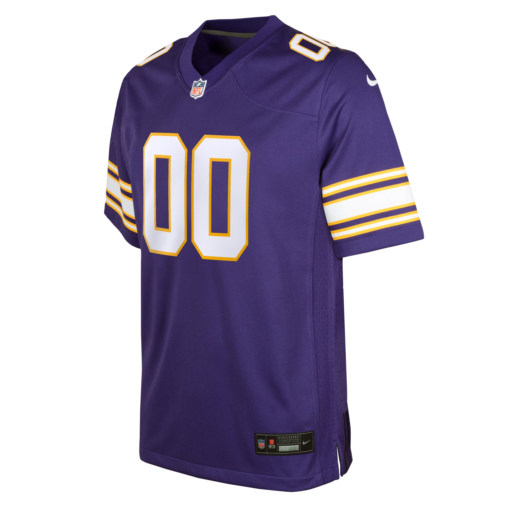 Minnesota Vikings Youth Custom Game Jersey - Purple
