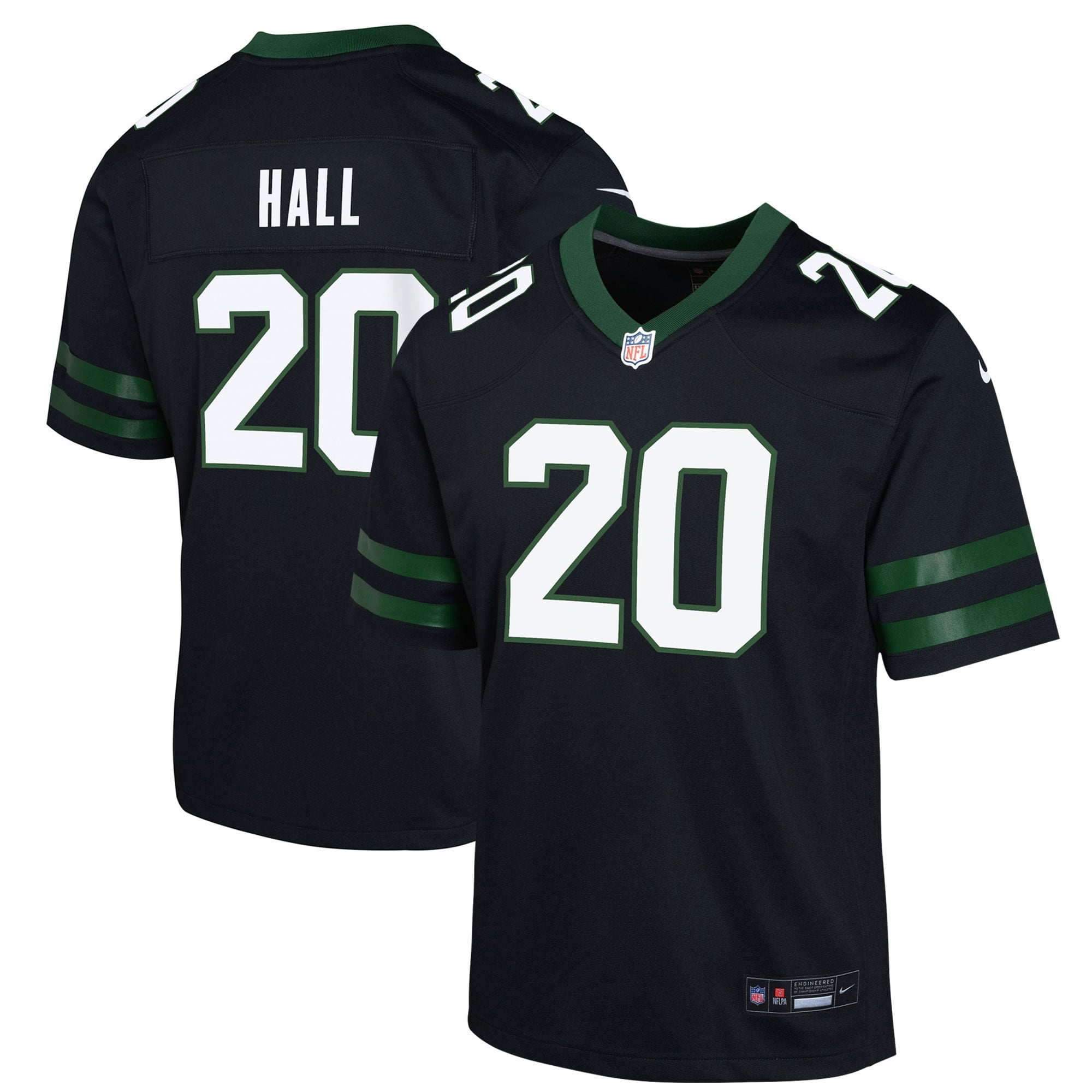 Breece Hall New York Jets Youth Game Jersey - Black
