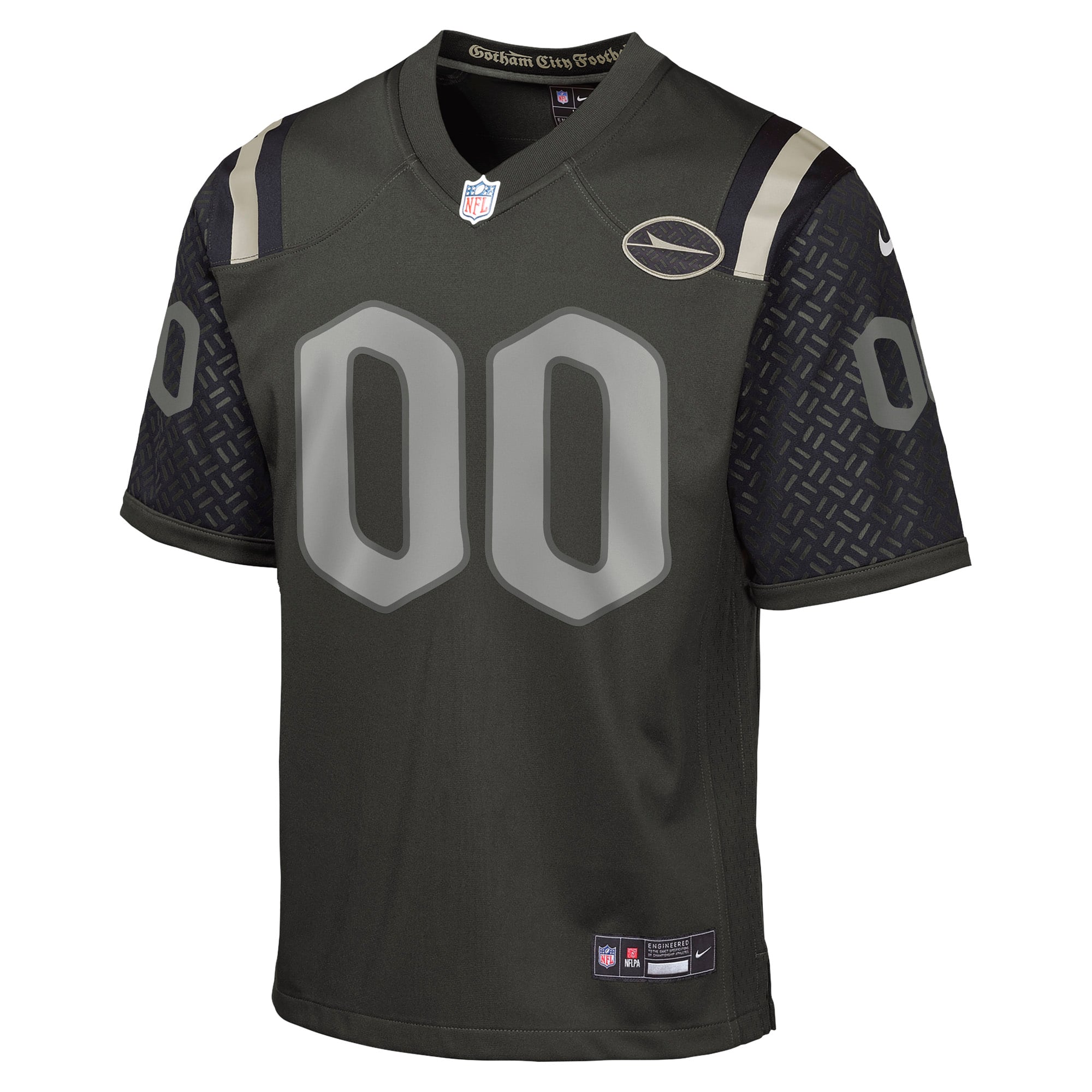 New York Jets Youth Rivalries Custom Game Jersey - Green