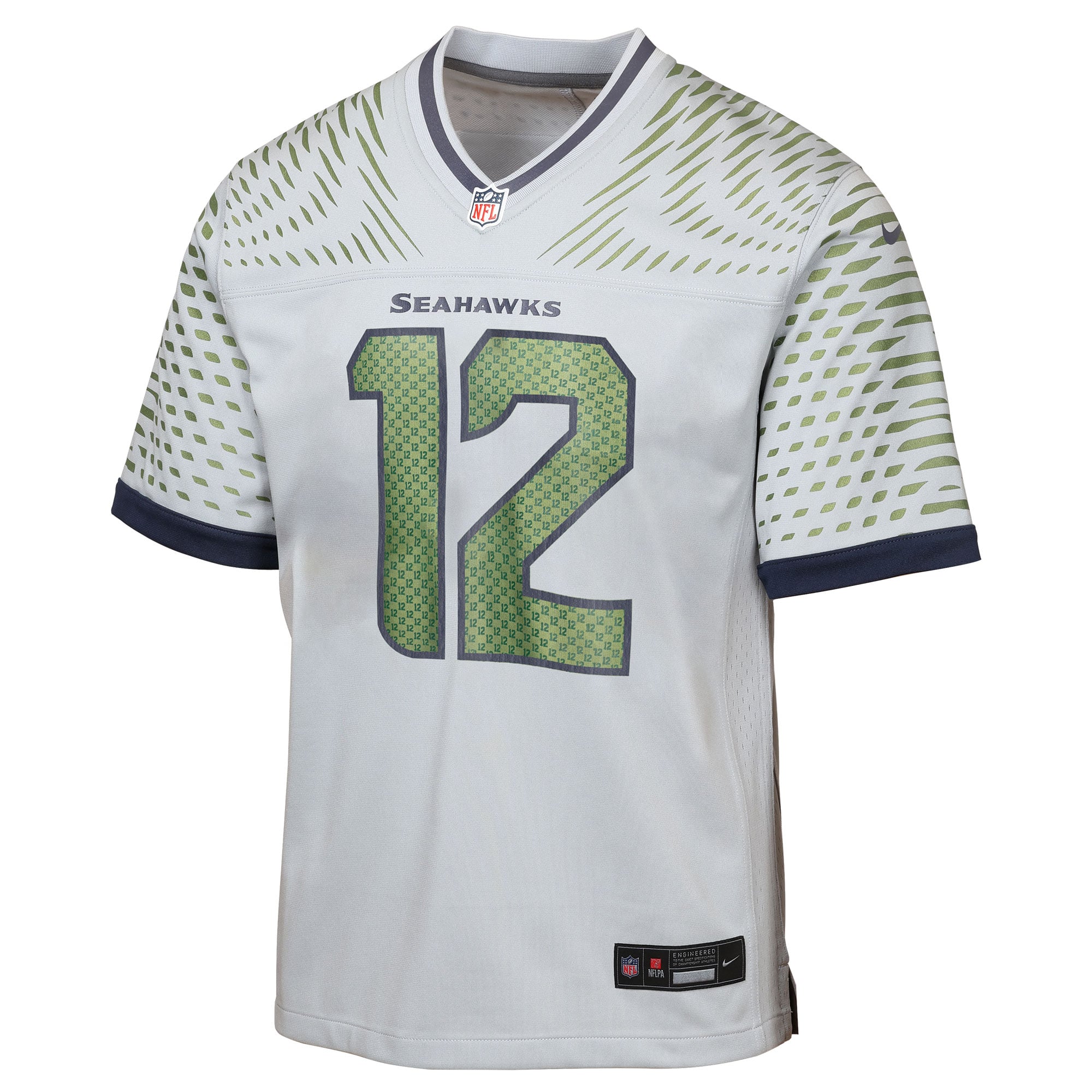 12s Seattle Seahawks Youth Rivalries Game Jersey - Gray