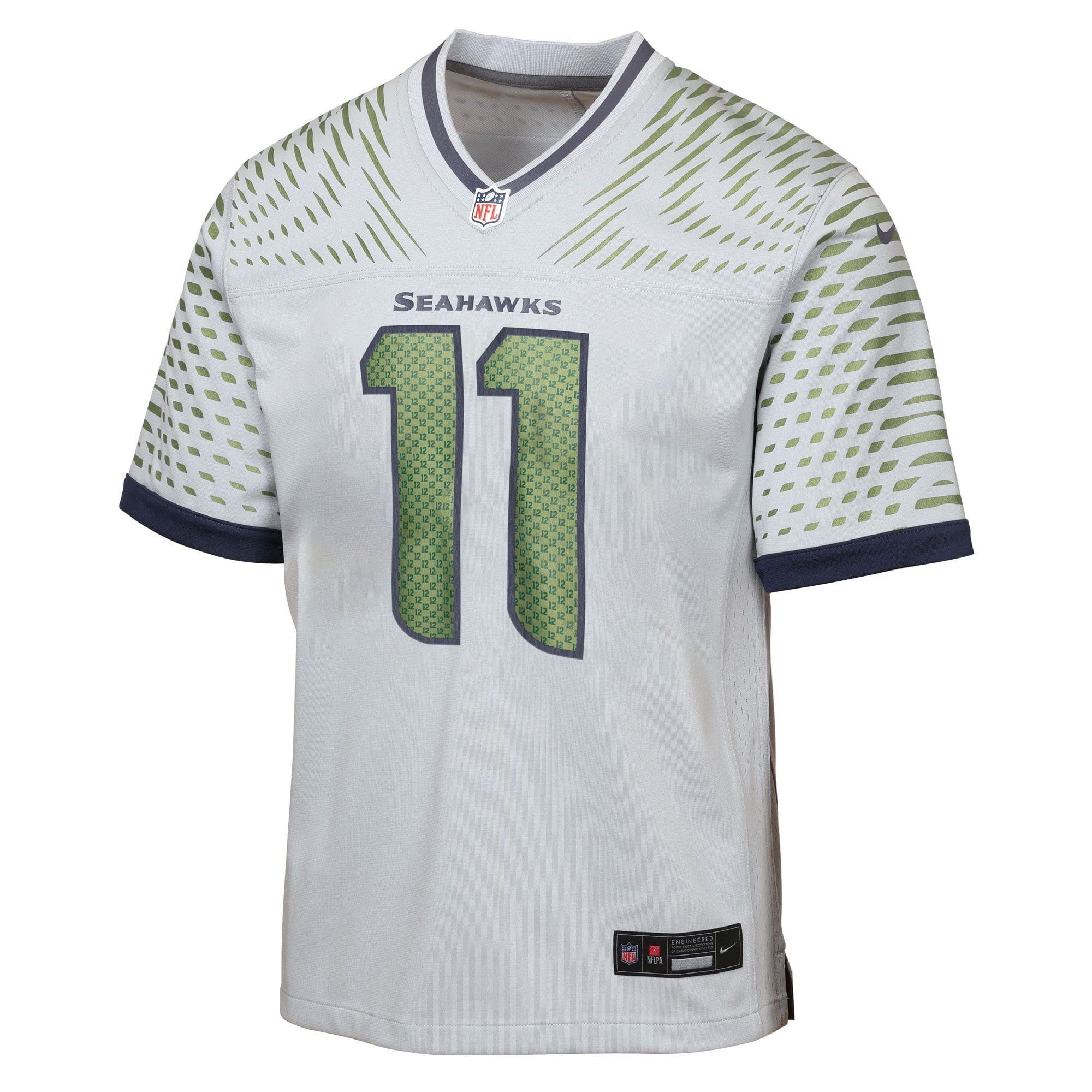 Jaxon Smith-Njigba Seattle Seahawks Youth Rivalries Game Jersey - Gray